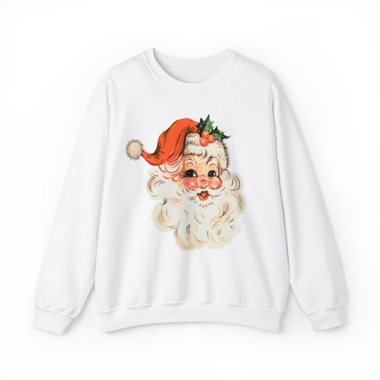 Vintage Santa Sweatshirt, retro Santa, Unisex Heavy Blend™ Crewneck Sweatshirt