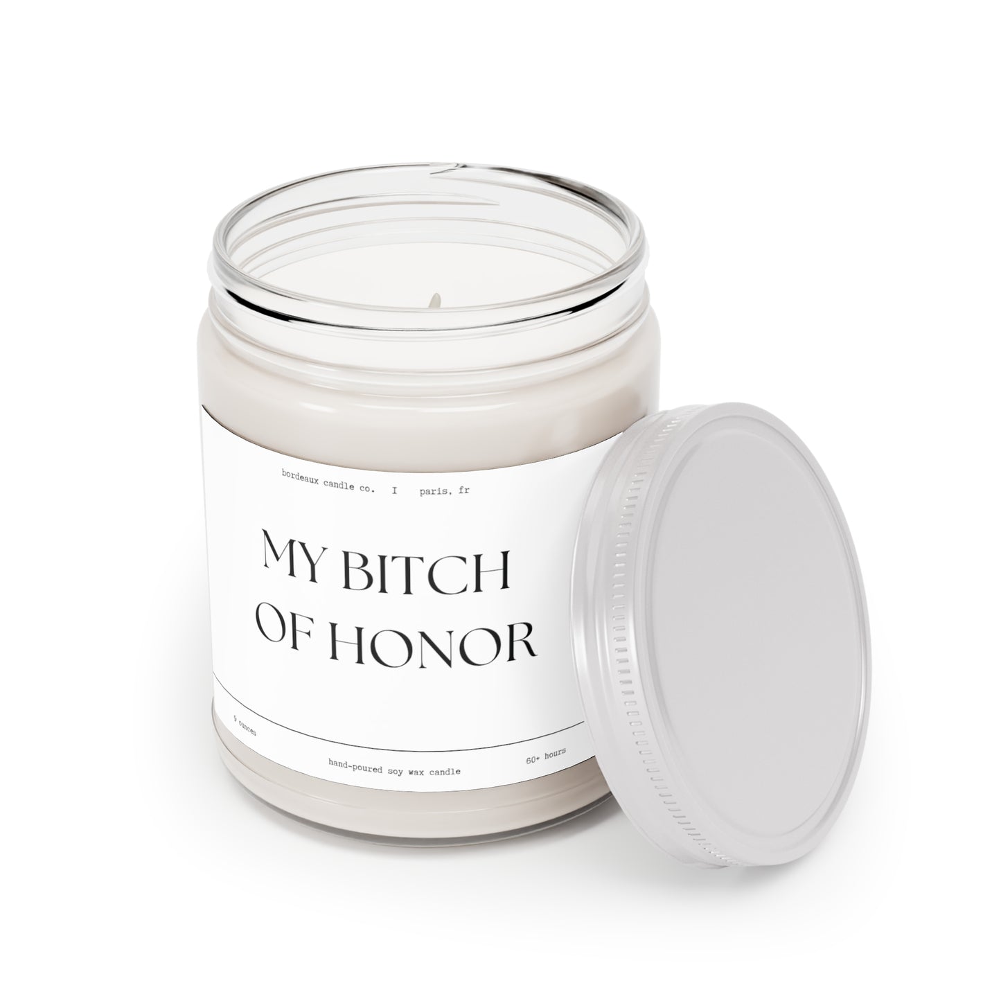 Bitch of Honor, Scented Candle, 9oz,