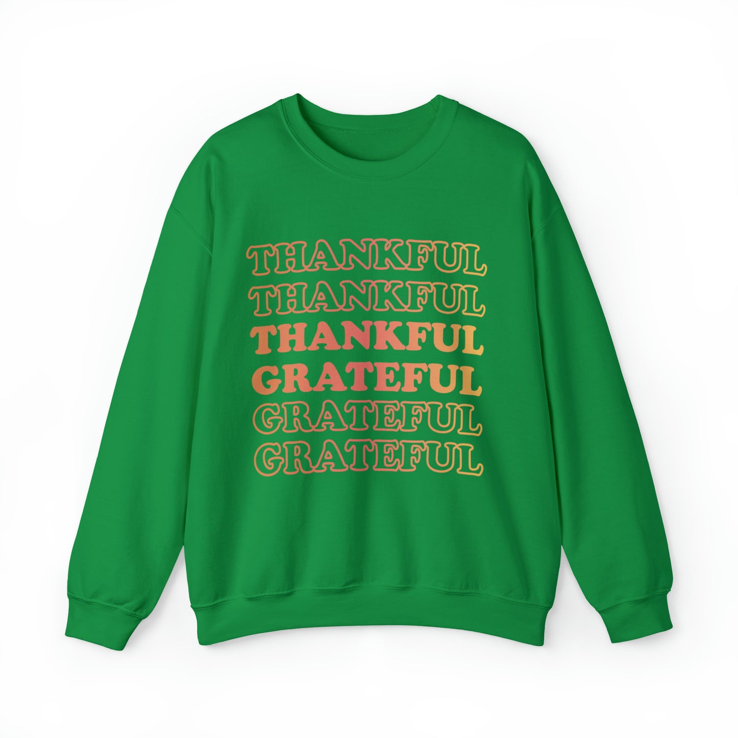 Thankful Crewneck, Grateful Sweatshirt, Unisex Heavy Blend™ Crewneck Sweatshirt