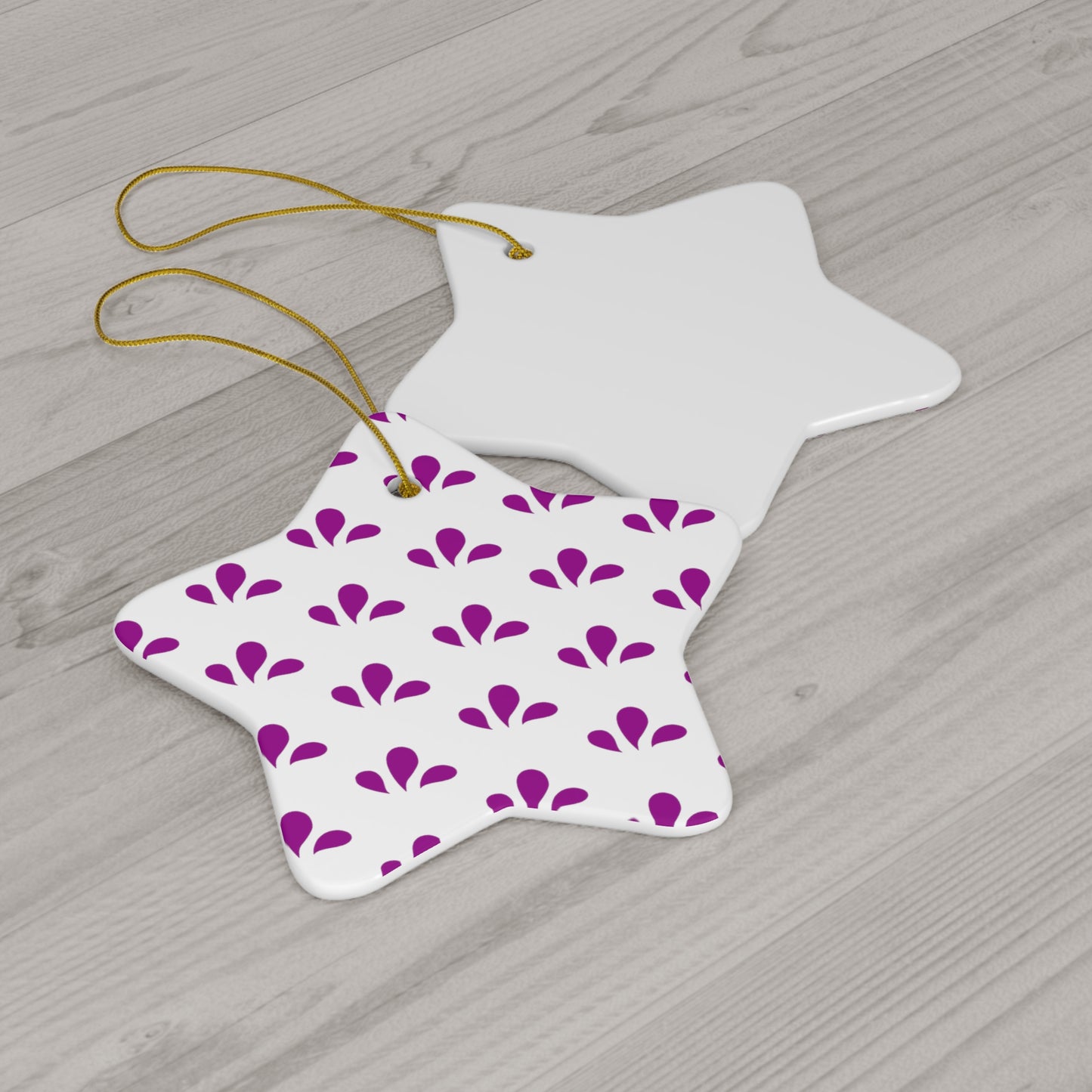Ceramic Ornament, 4 Shapes