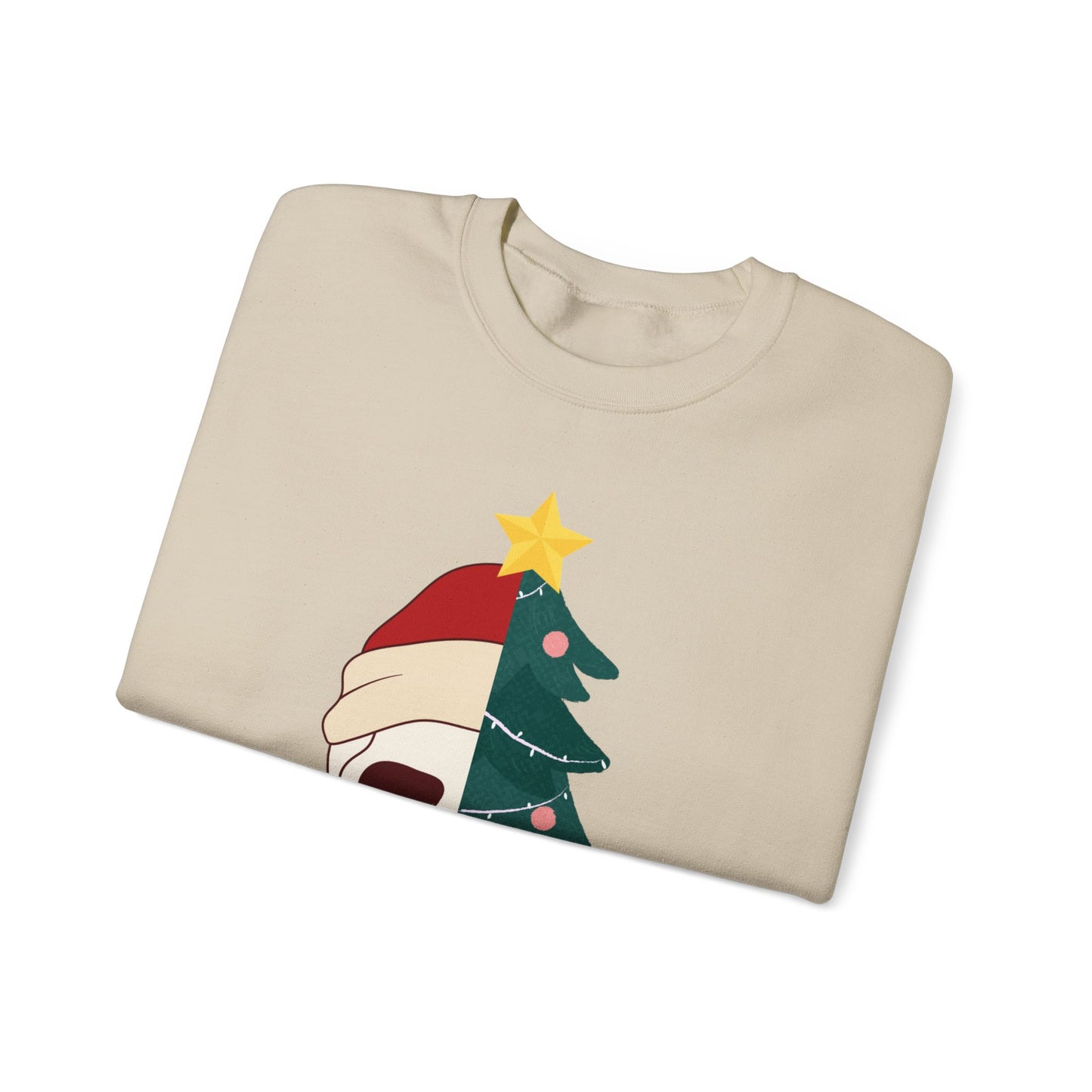 Kinda Scary Kinda Merry Crewneck, Funny Christmas Sweatshirt, Cute Spooky Season Sweater, Custom Christmas Skeleton Sweatshirt, Unisex