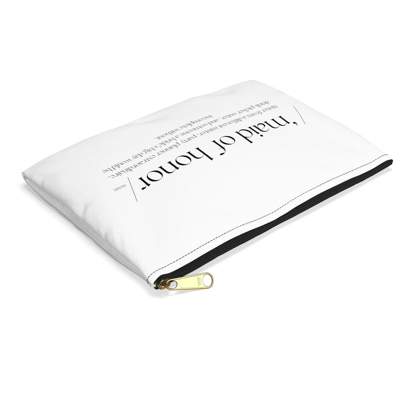 Maid of Honor Definition Makeup Bag, 2 sizes