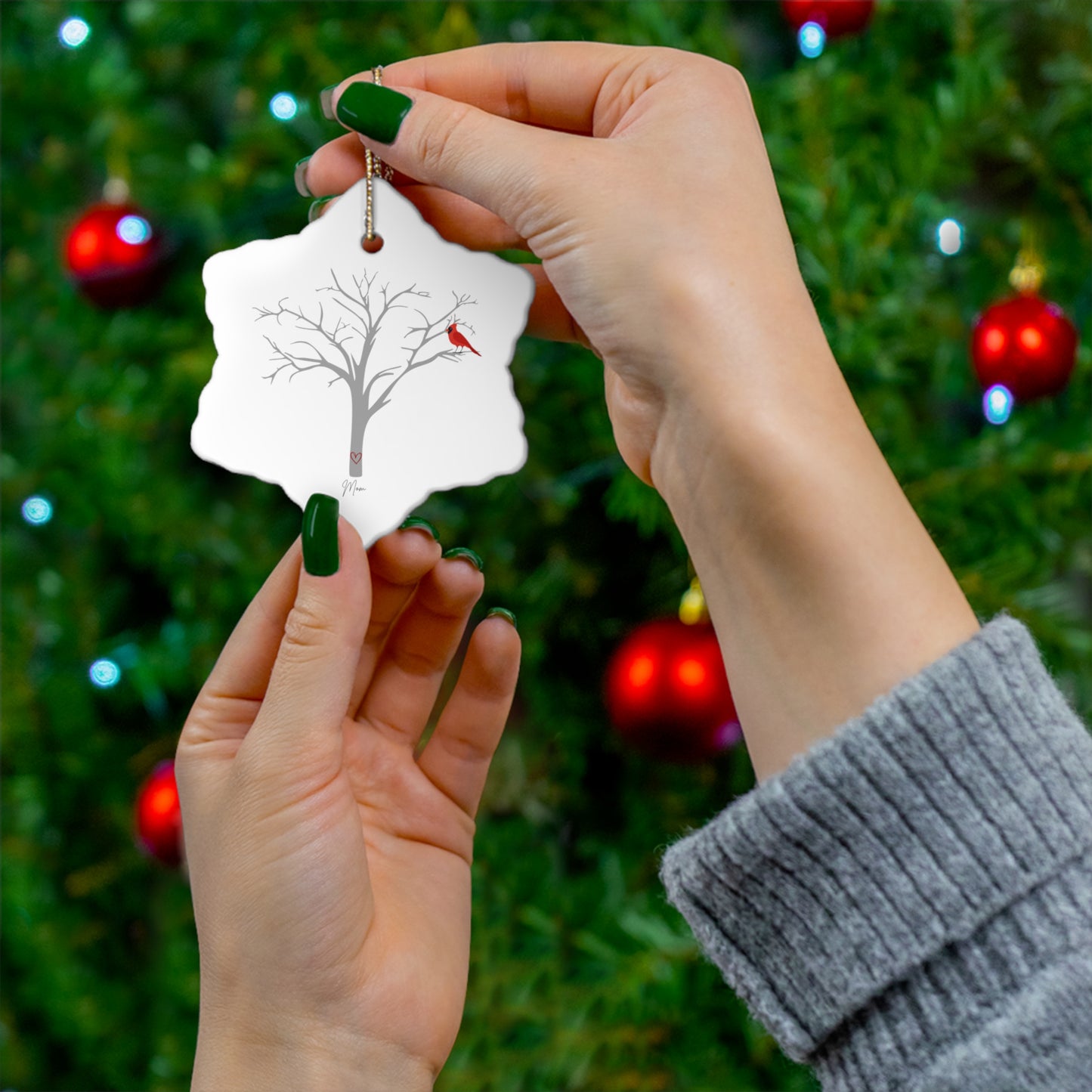 Personalized In Loving Memory Memorial Ornament