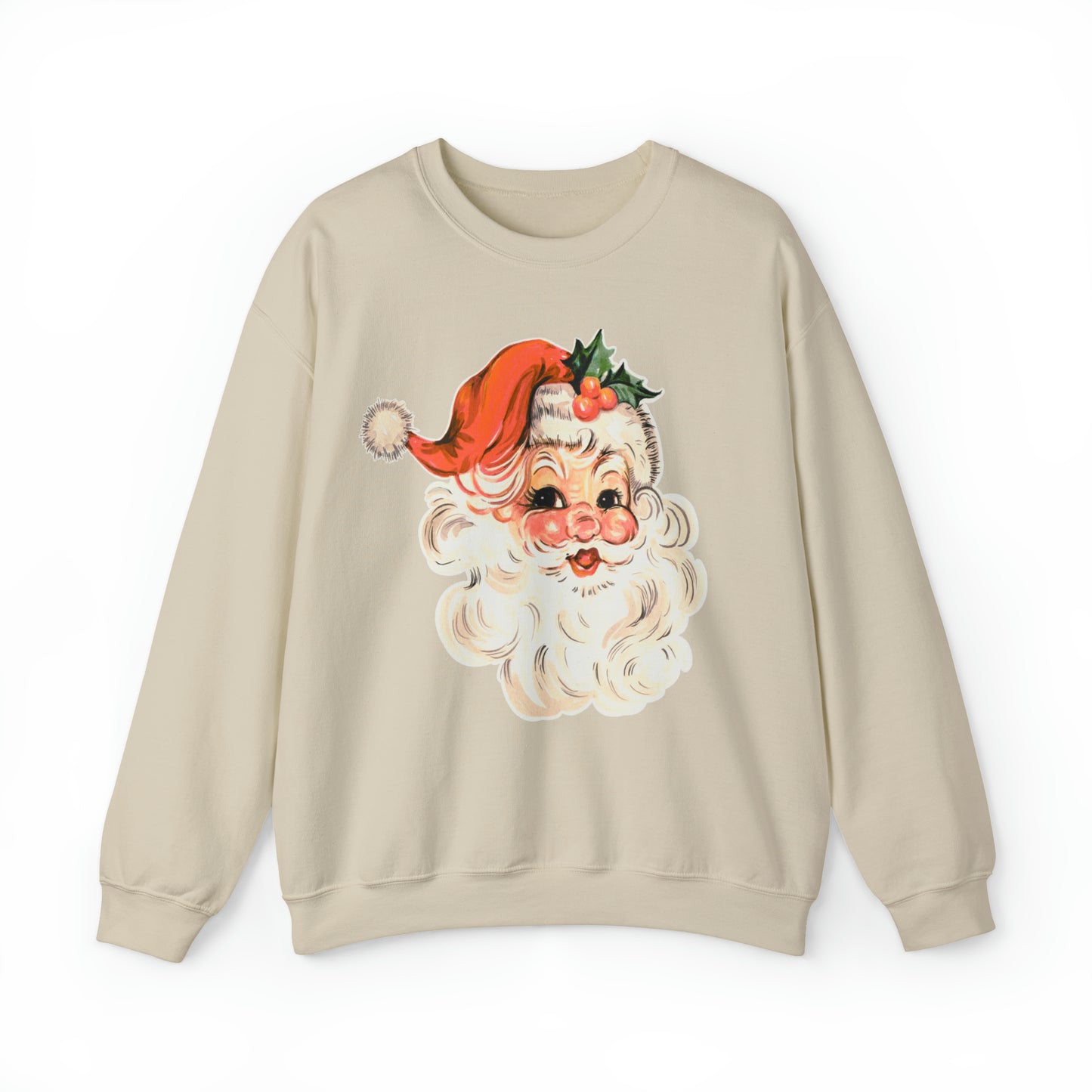 Vintage Santa Sweatshirt, retro Santa, Unisex Heavy Blend™ Crewneck Sweatshirt