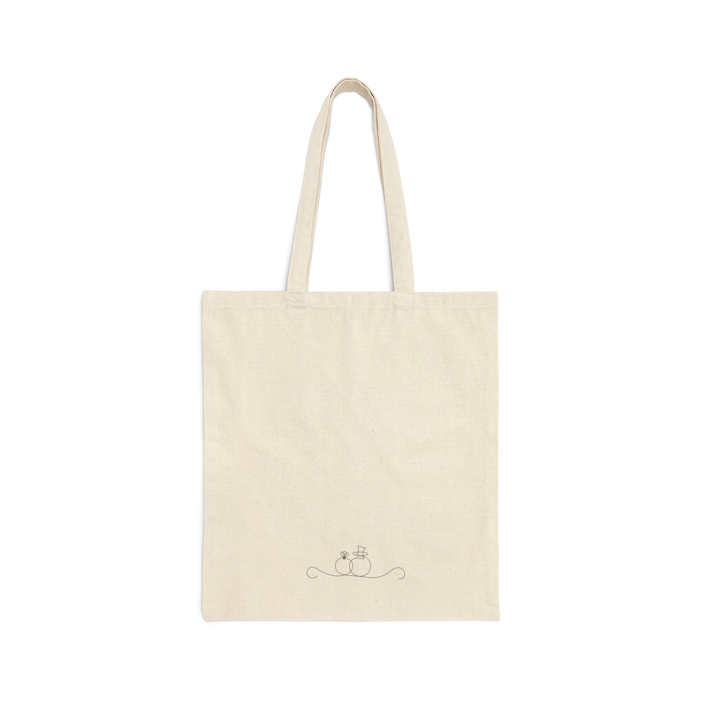 Gift for Bridal Party Cotton Canvas Tote Bag, 2 sided