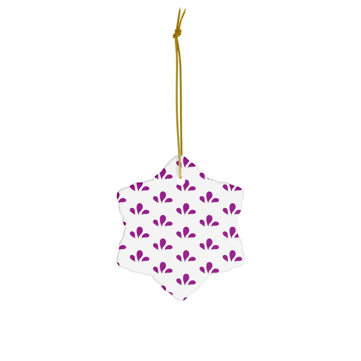 Ceramic Ornament, 4 Shapes