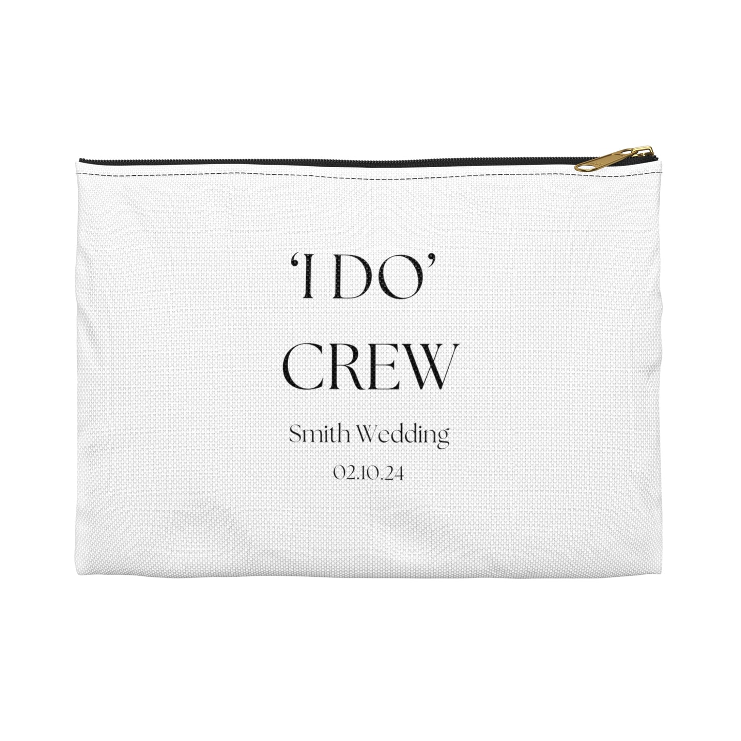 Personalized 'I do' Crew Bridal Party Gift Bag, 2 sizes