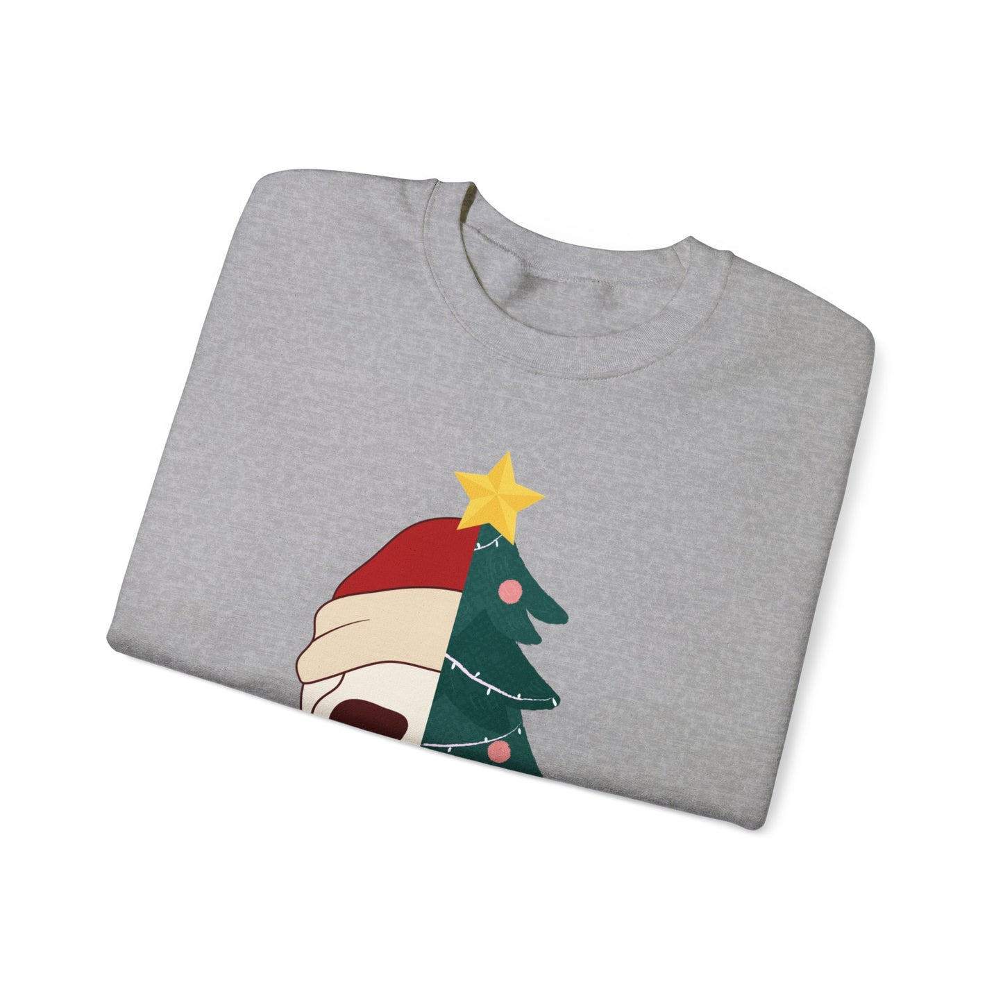Kinda Scary Kinda Merry Crewneck, Funny Christmas Sweatshirt, Cute Spooky Season Sweater, Custom Christmas Skeleton Sweatshirt, Unisex