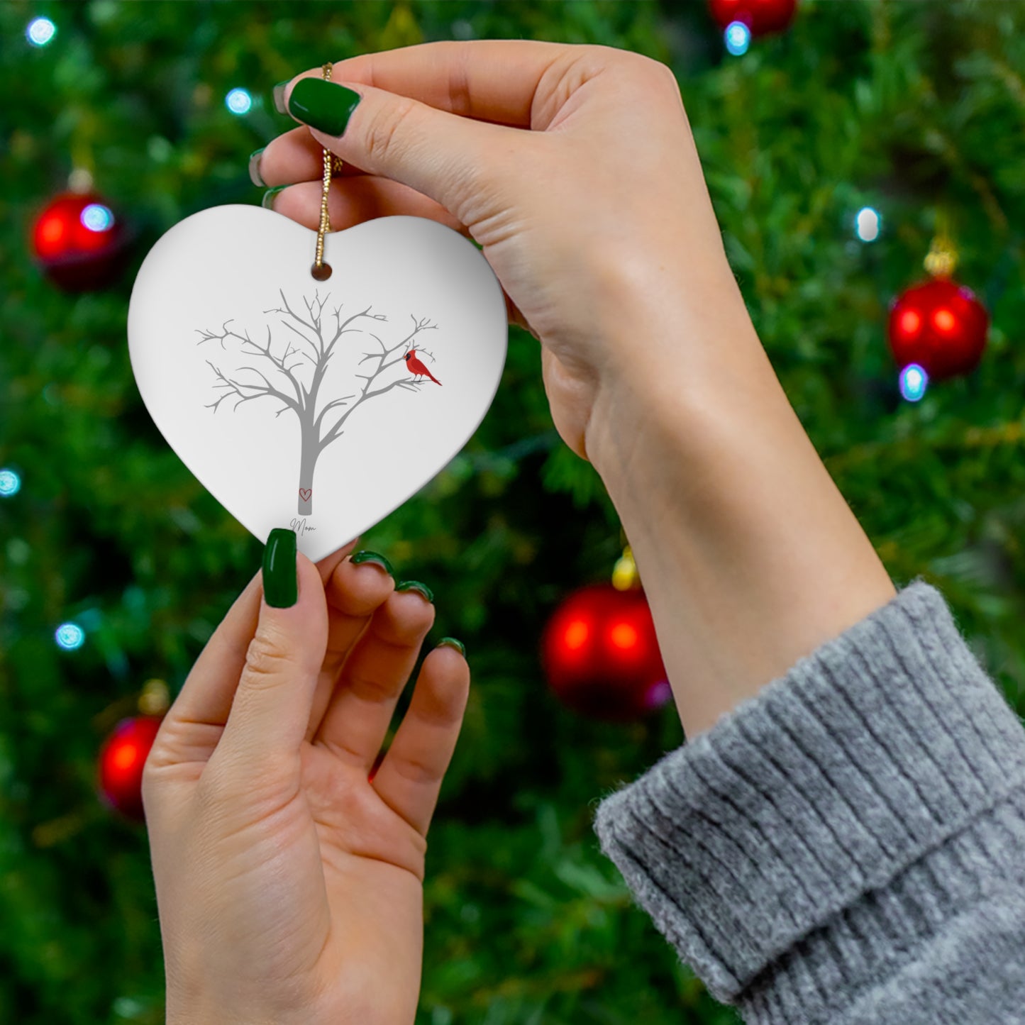 Personalized In Loving Memory Memorial Ornament