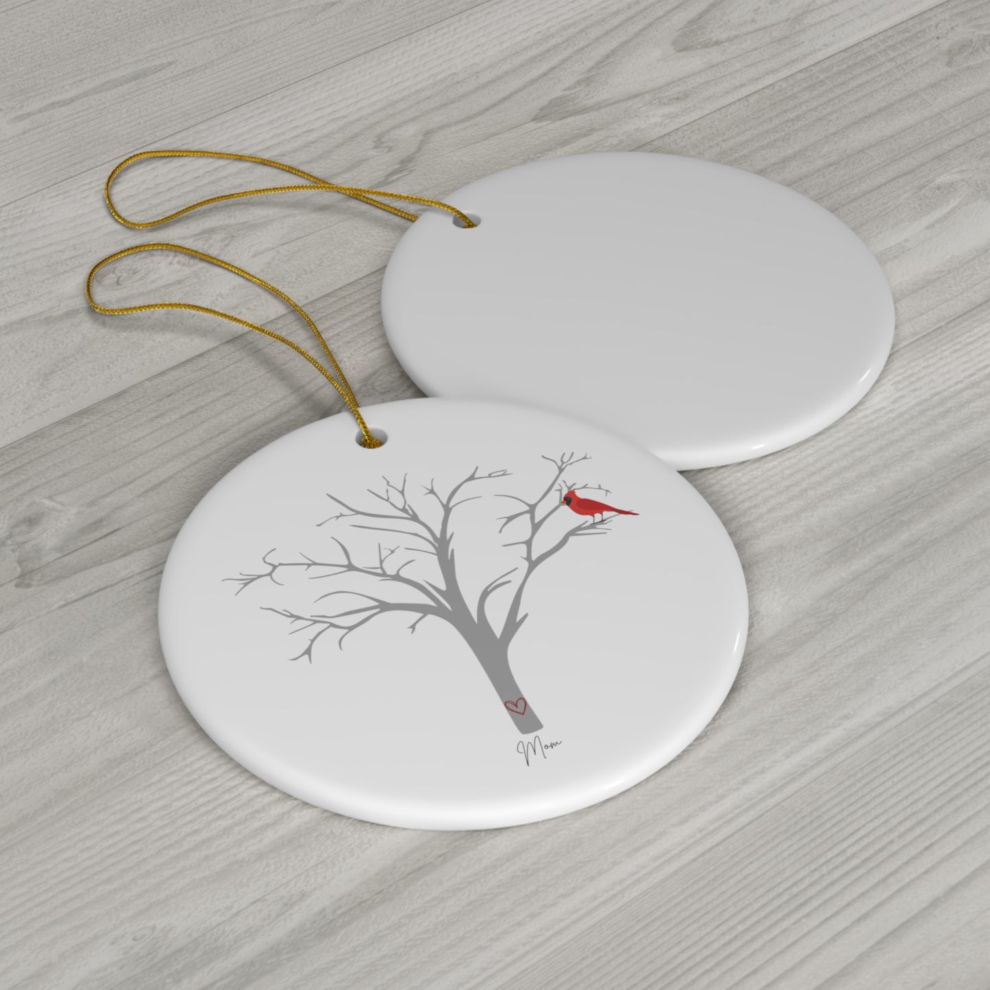 Personalized In Loving Memory Memorial Ornament