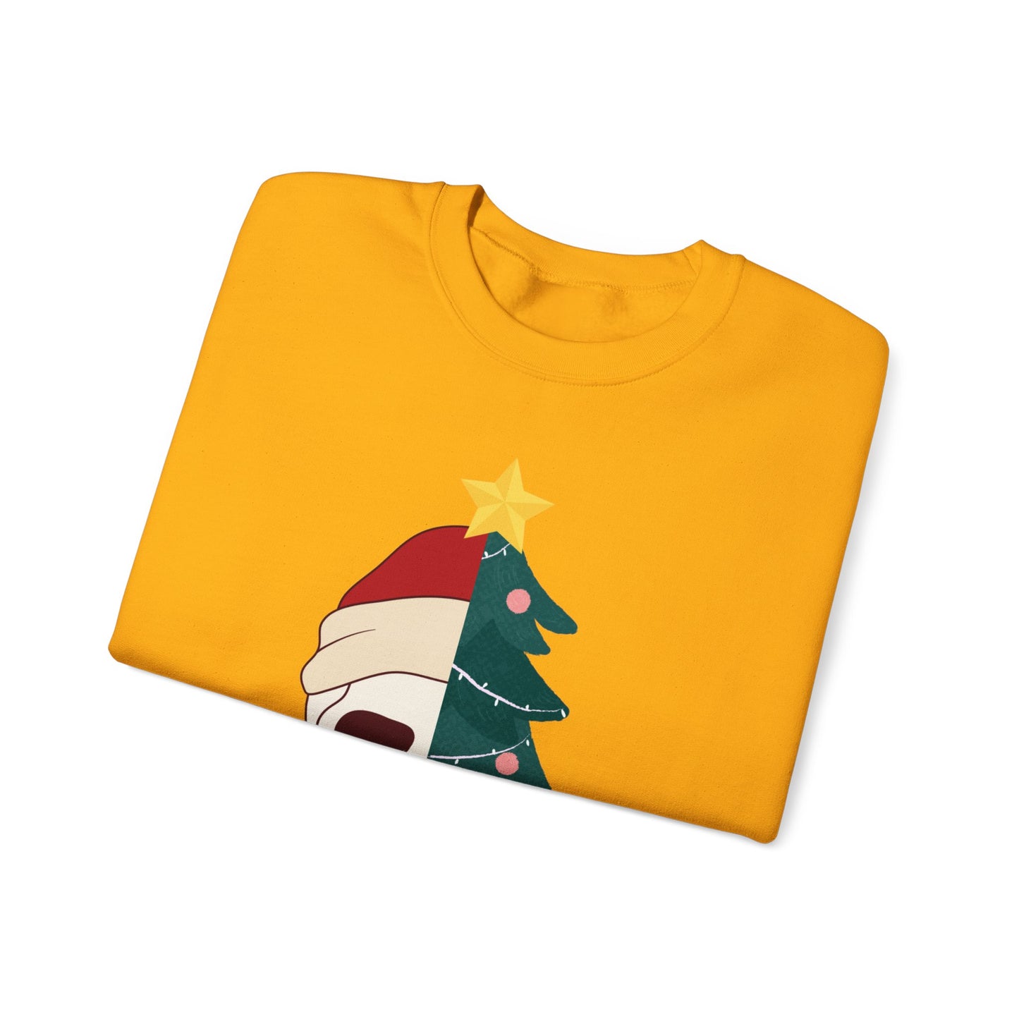 Kinda Scary Kinda Merry Crewneck, Funny Christmas Sweatshirt, Cute Spooky Season Sweater, Custom Christmas Skeleton Sweatshirt, Unisex