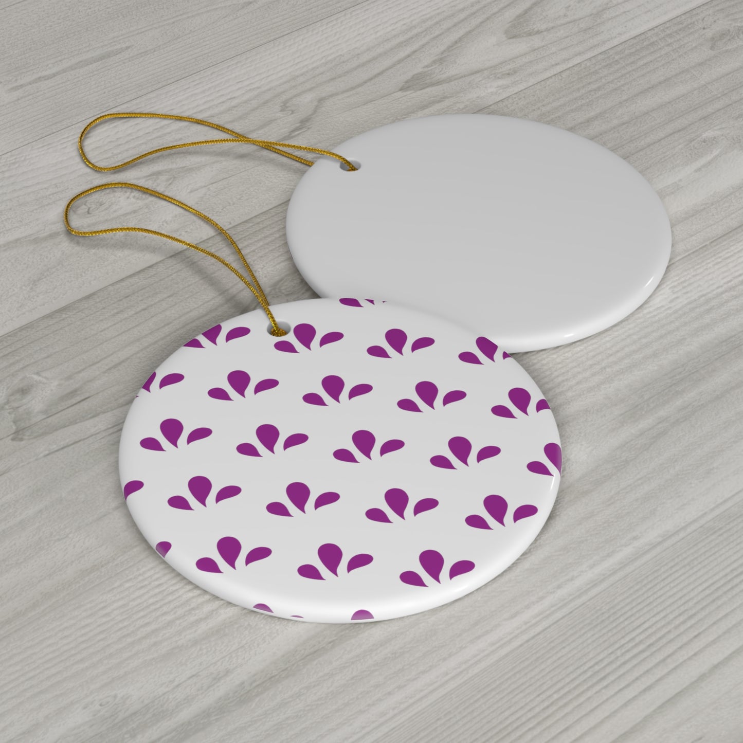 Ceramic Ornament, 4 Shapes