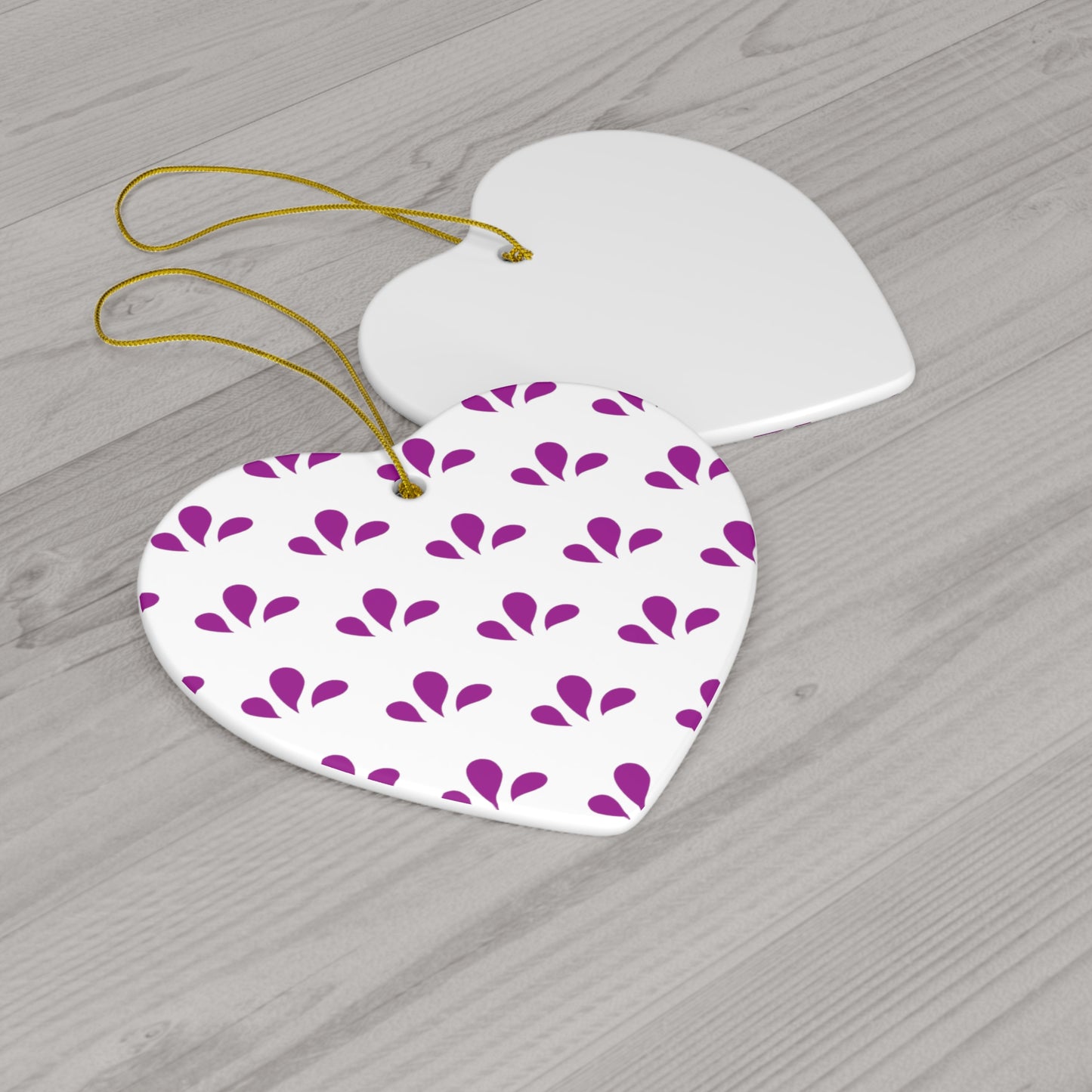 Ceramic Ornament, 4 Shapes