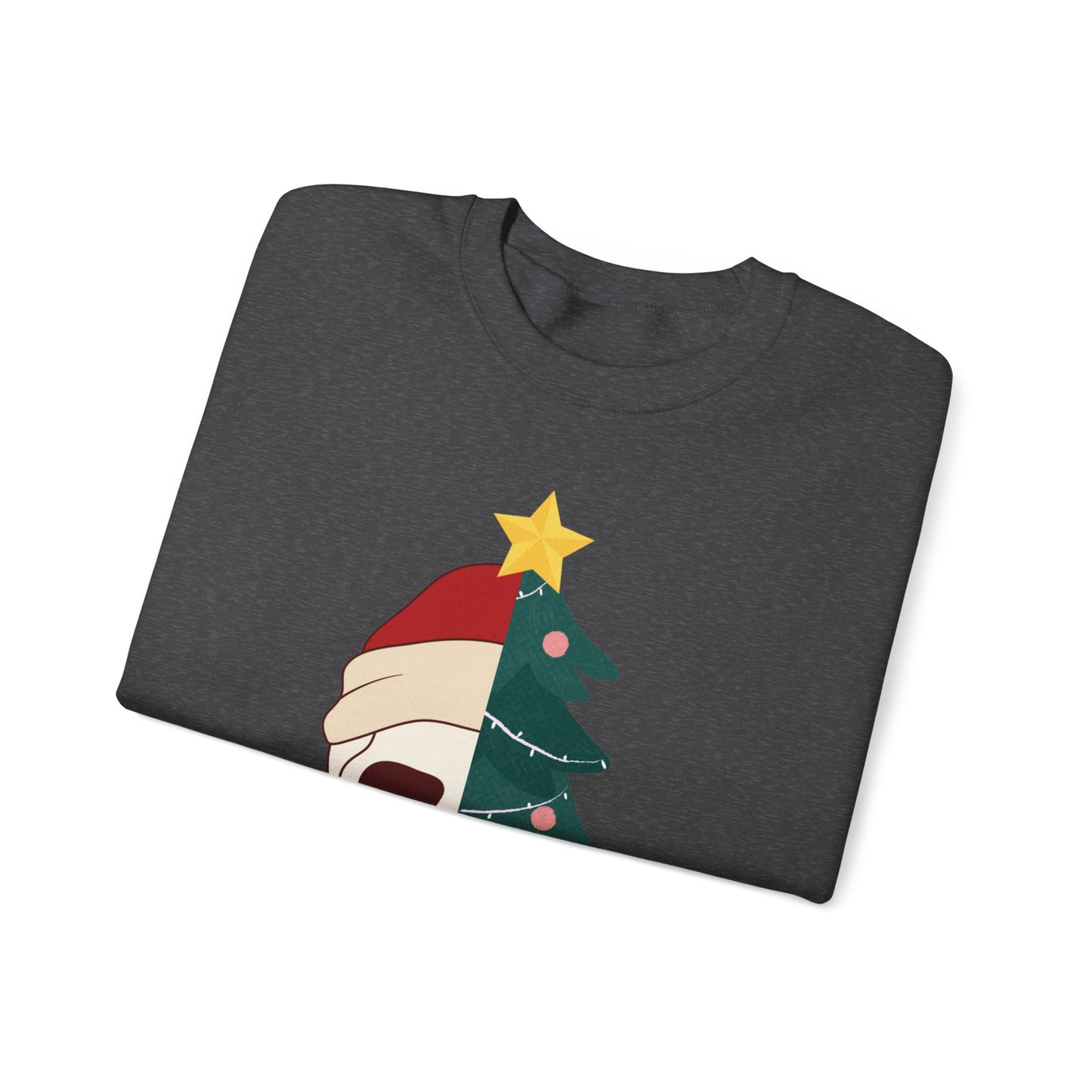 Kinda Scary Kinda Merry Crewneck, Funny Christmas Sweatshirt, Cute Spooky Season Sweater, Custom Christmas Skeleton Sweatshirt, Unisex