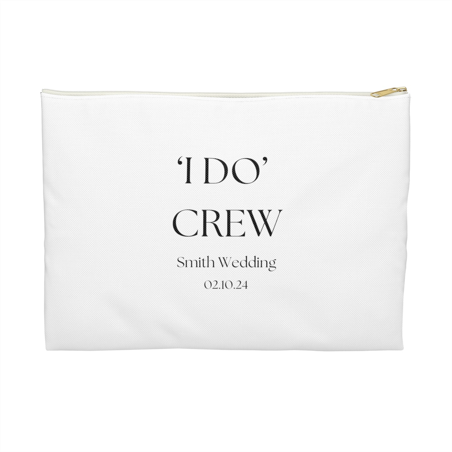 Personalized 'I do' Crew Bridal Party Gift Bag, 2 sizes