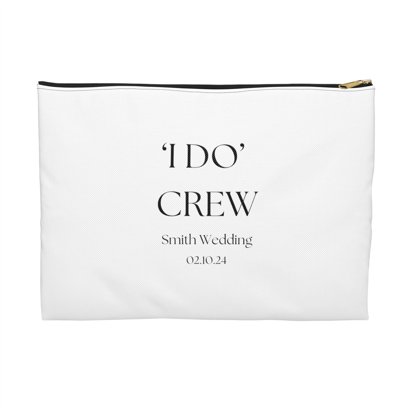 Personalized 'I do' Crew Bridal Party Gift Bag, 2 sizes