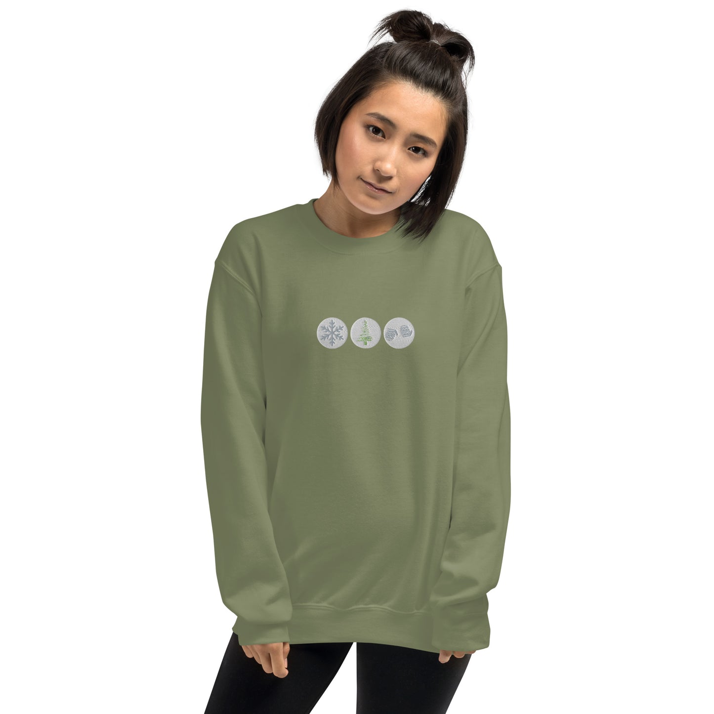 Christmas Cookies 2 Embroidered Unisex Sweatshirt