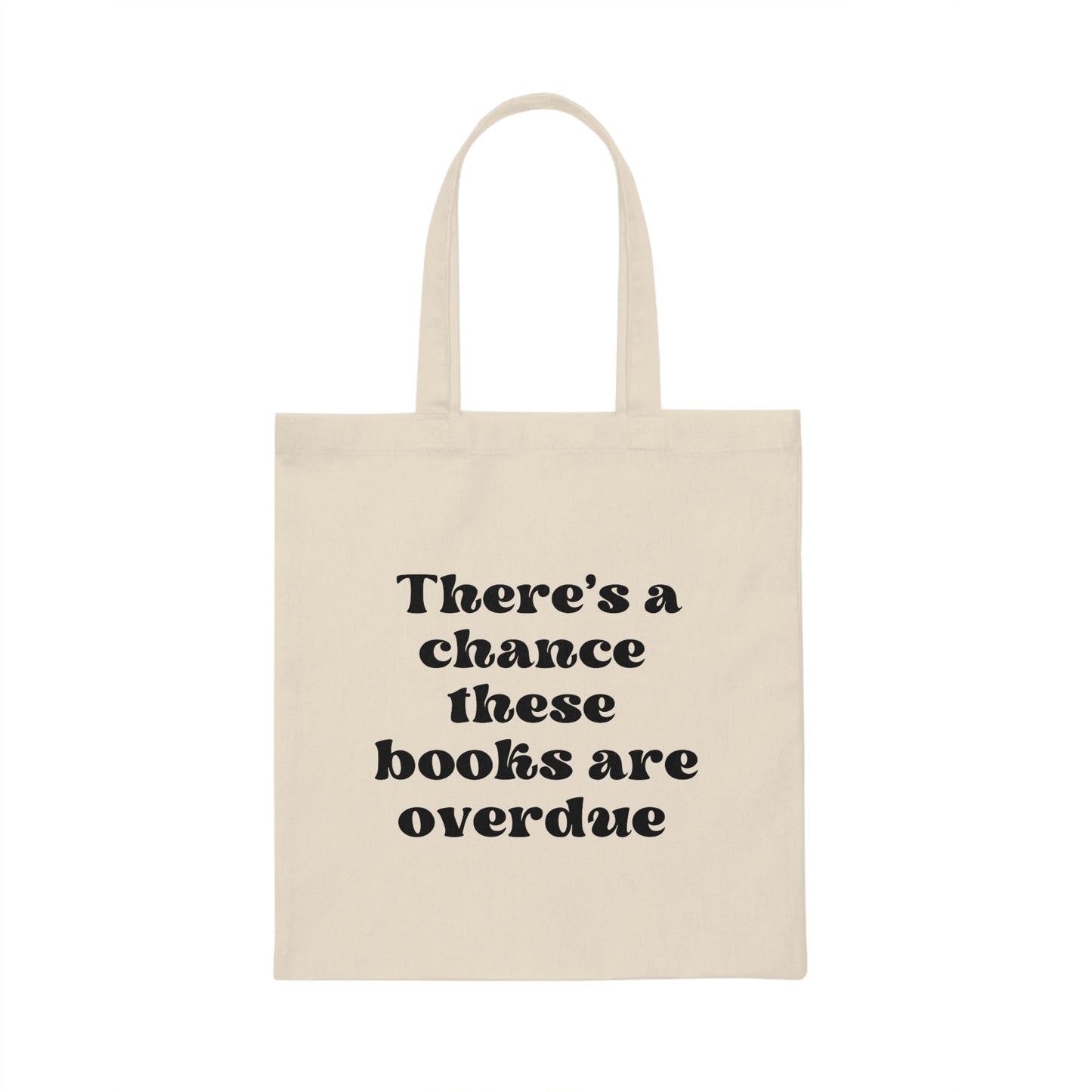 Funny Library Tote, Canvas Tote Bag, 15.75x15.25