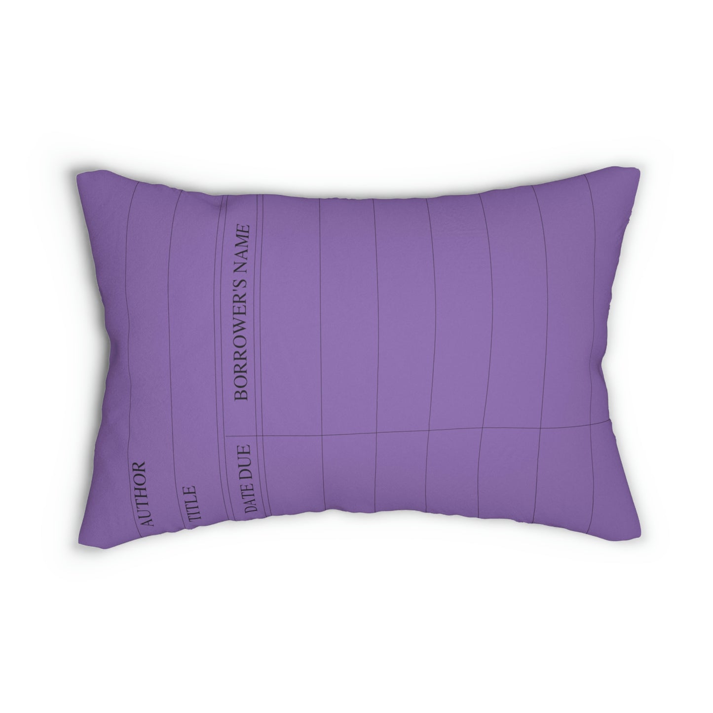Library Card Pillow, Reading, Book Lover, Librarian Gift, Bookish, Bookworm, Purple