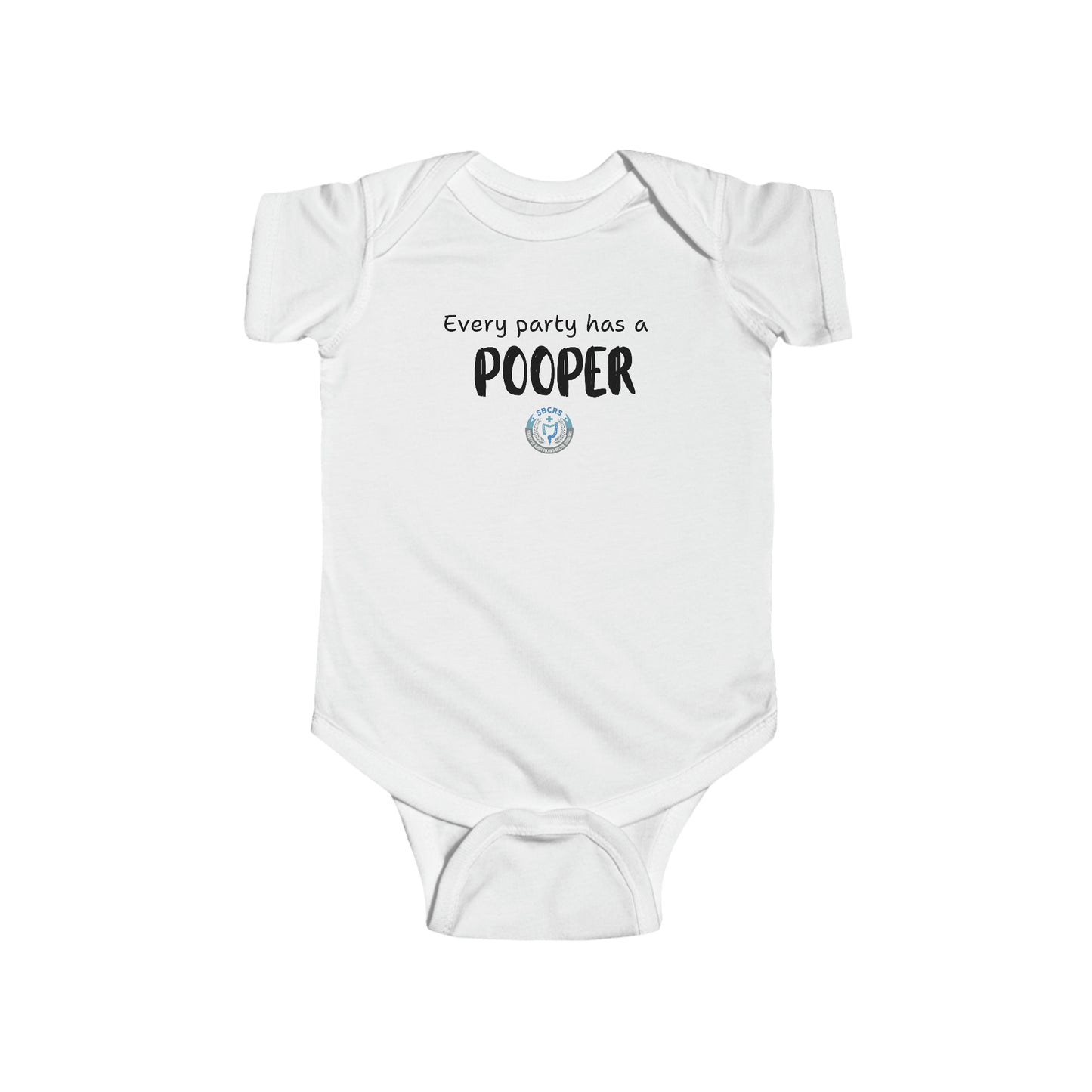 Every Party Has a Pooper Infant Fine Jersey Bodysuit