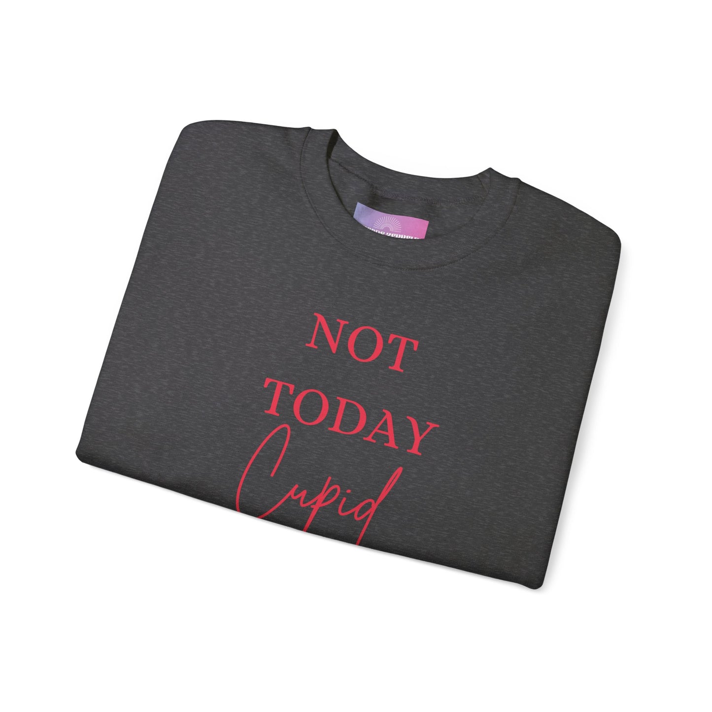 Not Today Cupid Sweatshirt, Funny Valentines Day Crewneck Sweater, Gift for bestie, Anti Valentines Day, Cupids Arrow, Gift for her