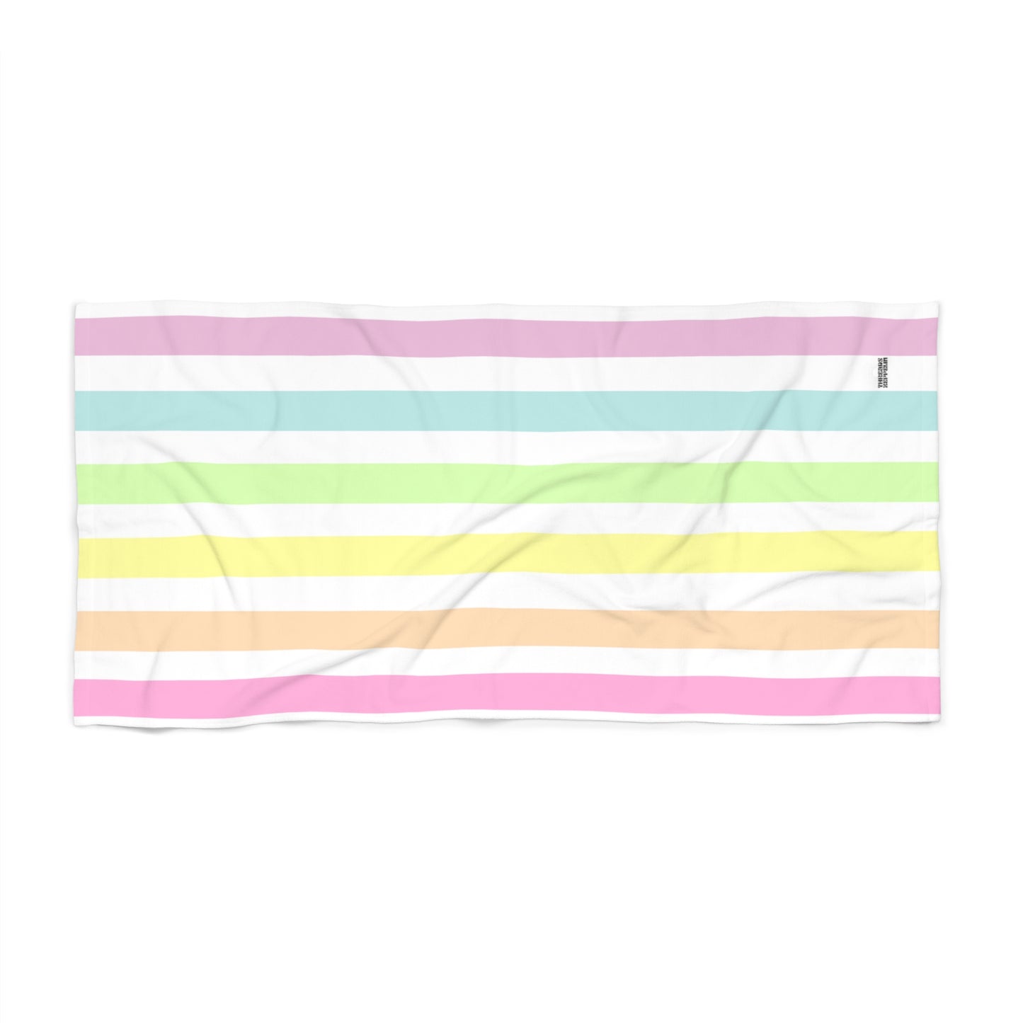 Beach Towel, Ombre, Unicorn, Waves, Striped Towel, Adults, Kids, Beach, 30x60, 36x72