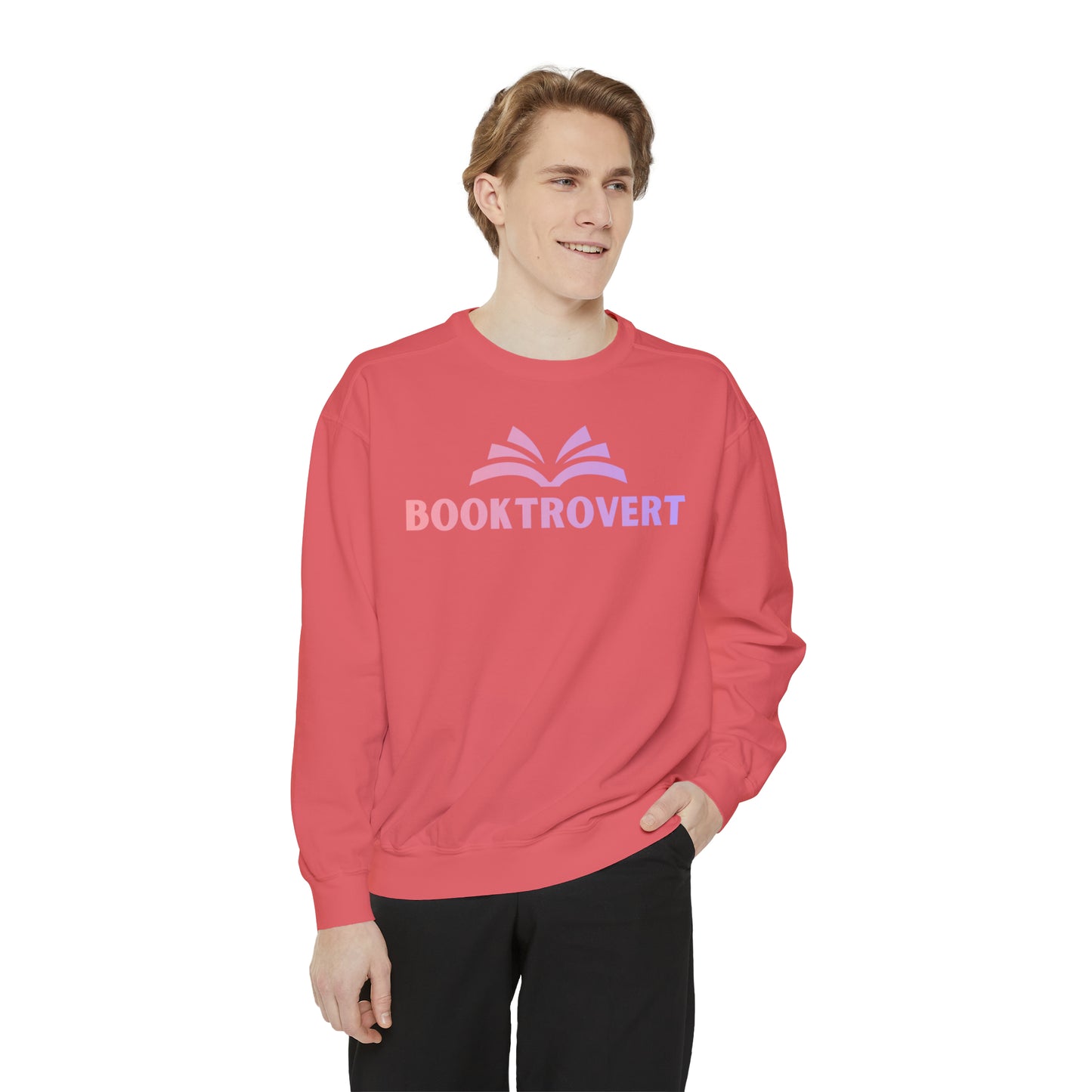 Booktrovert Comfort Colors Sweatshirt, Booktrovert Tshirt Gift, Gift for reader, librarian gift, Bibliophile