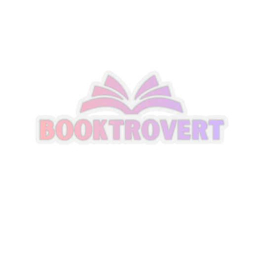 Booktrovert, Booktrovert Kiss-Cut Stickers, Bookish, reader gift, book lover sticker