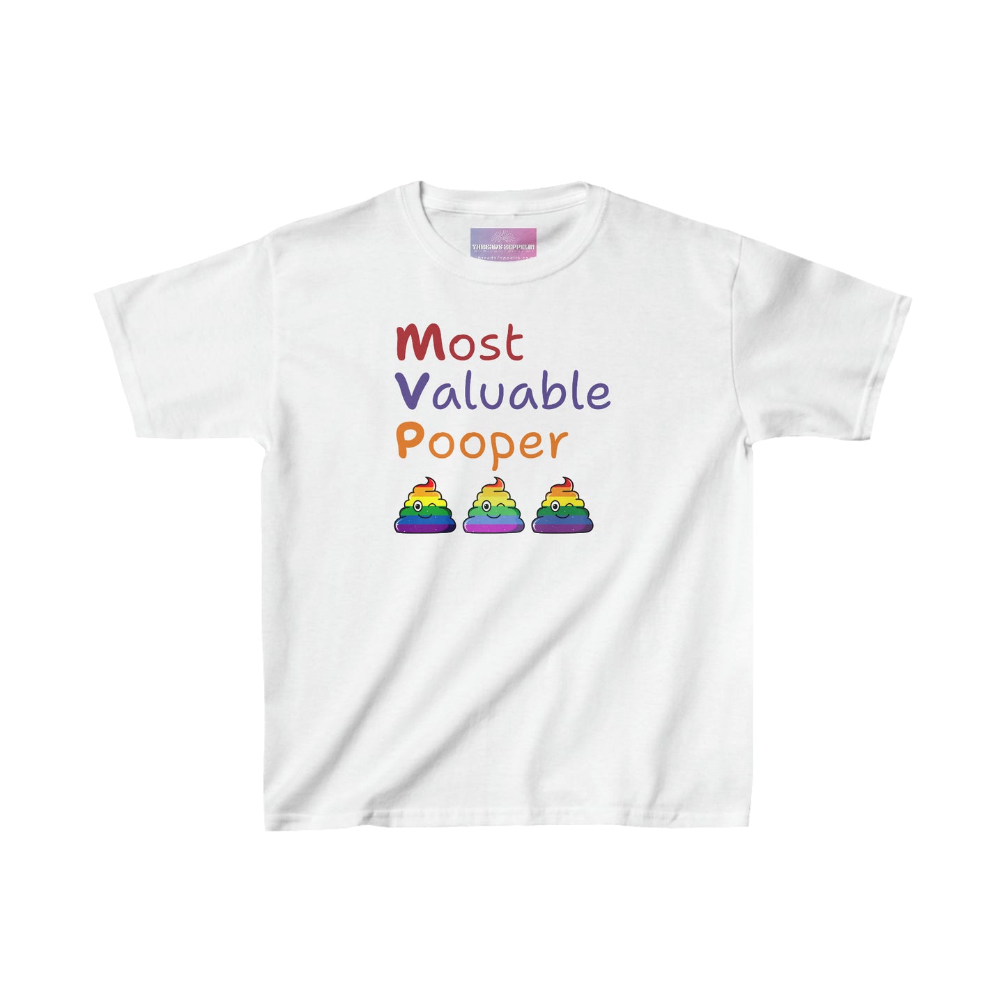 MVP - Most Valuable Pooper, Kids Heavy Cotton Tee