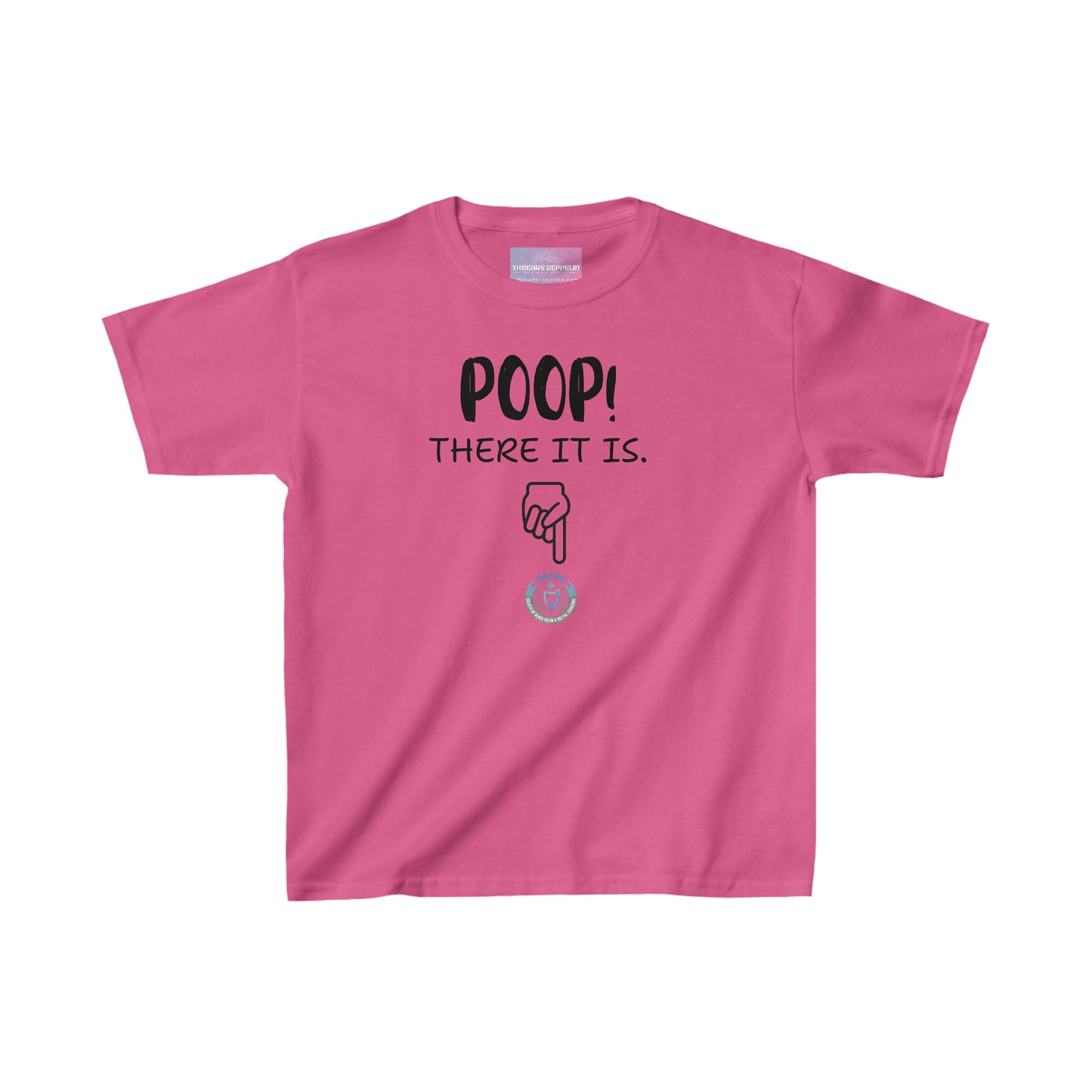 POOP - There It Is, Kids Heavy Cotton Tee