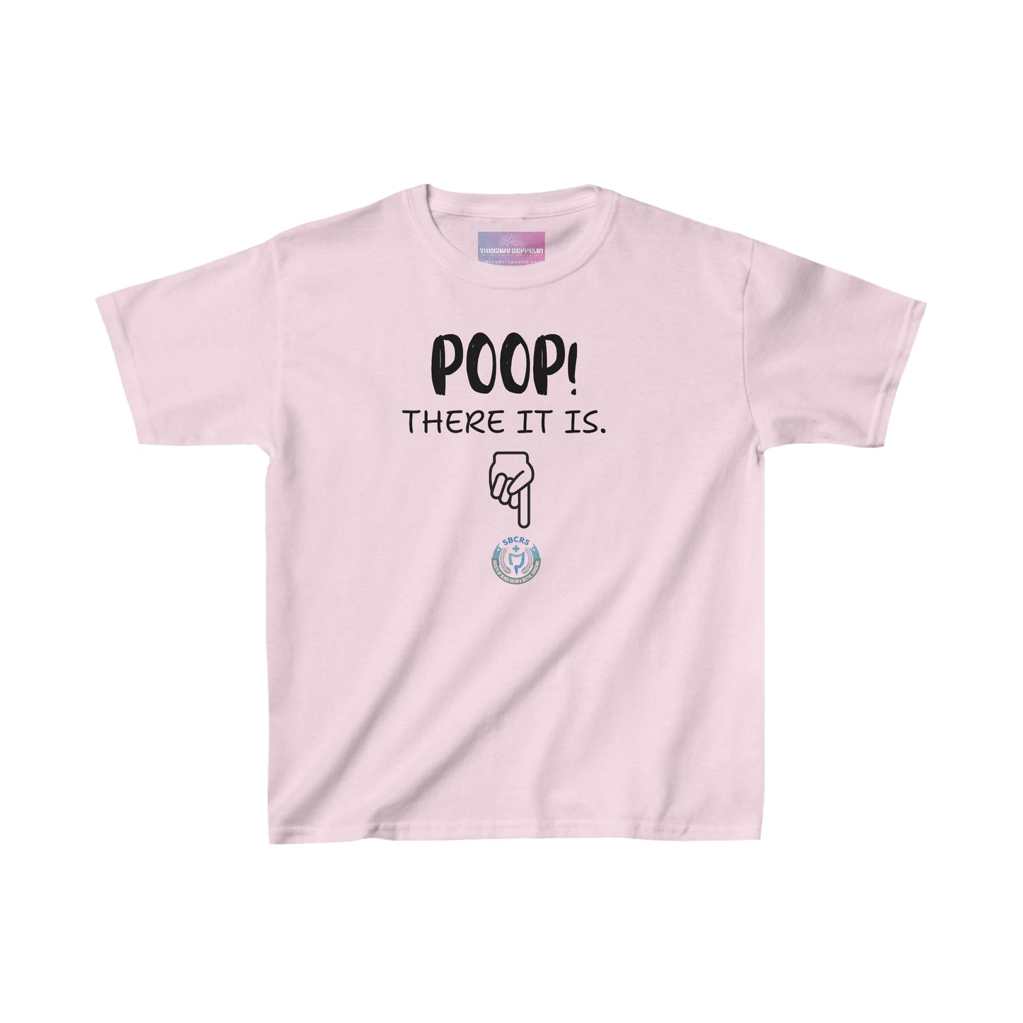 POOP - There It Is, Kids Heavy Cotton Tee