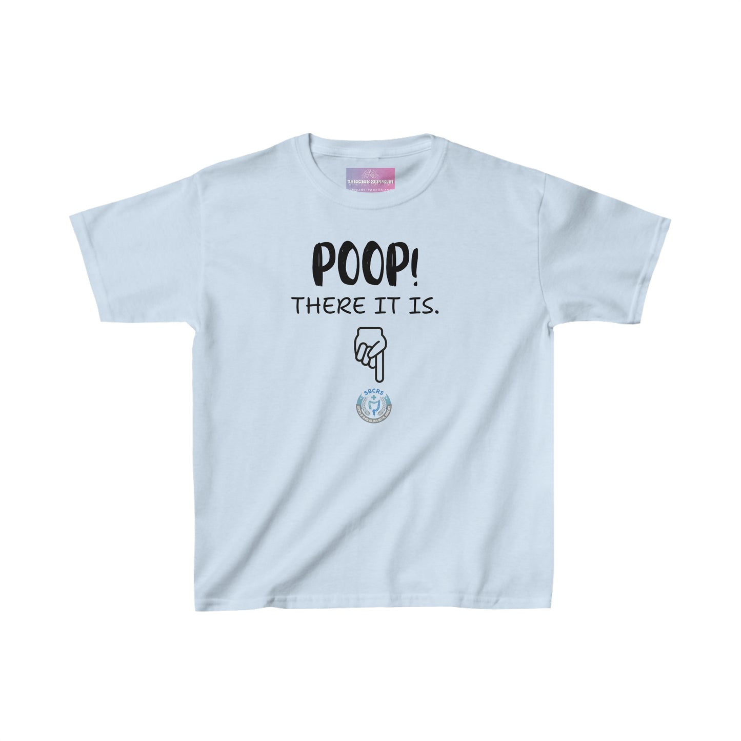 POOP - There It Is, Kids Heavy Cotton Tee