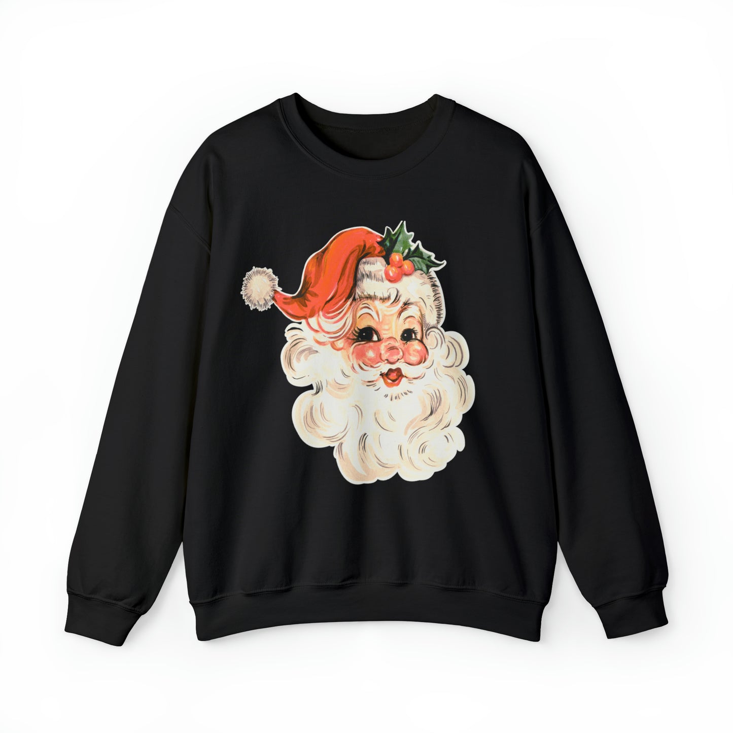 Vintage Santa Sweatshirt, retro Santa, Unisex Heavy Blend™ Crewneck Sweatshirt