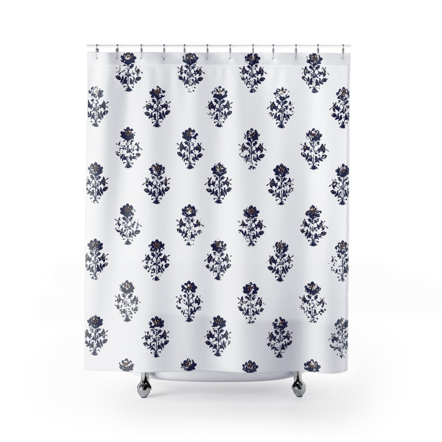 Boho Floral Shower Curtains, shower curtain boho, 71x74