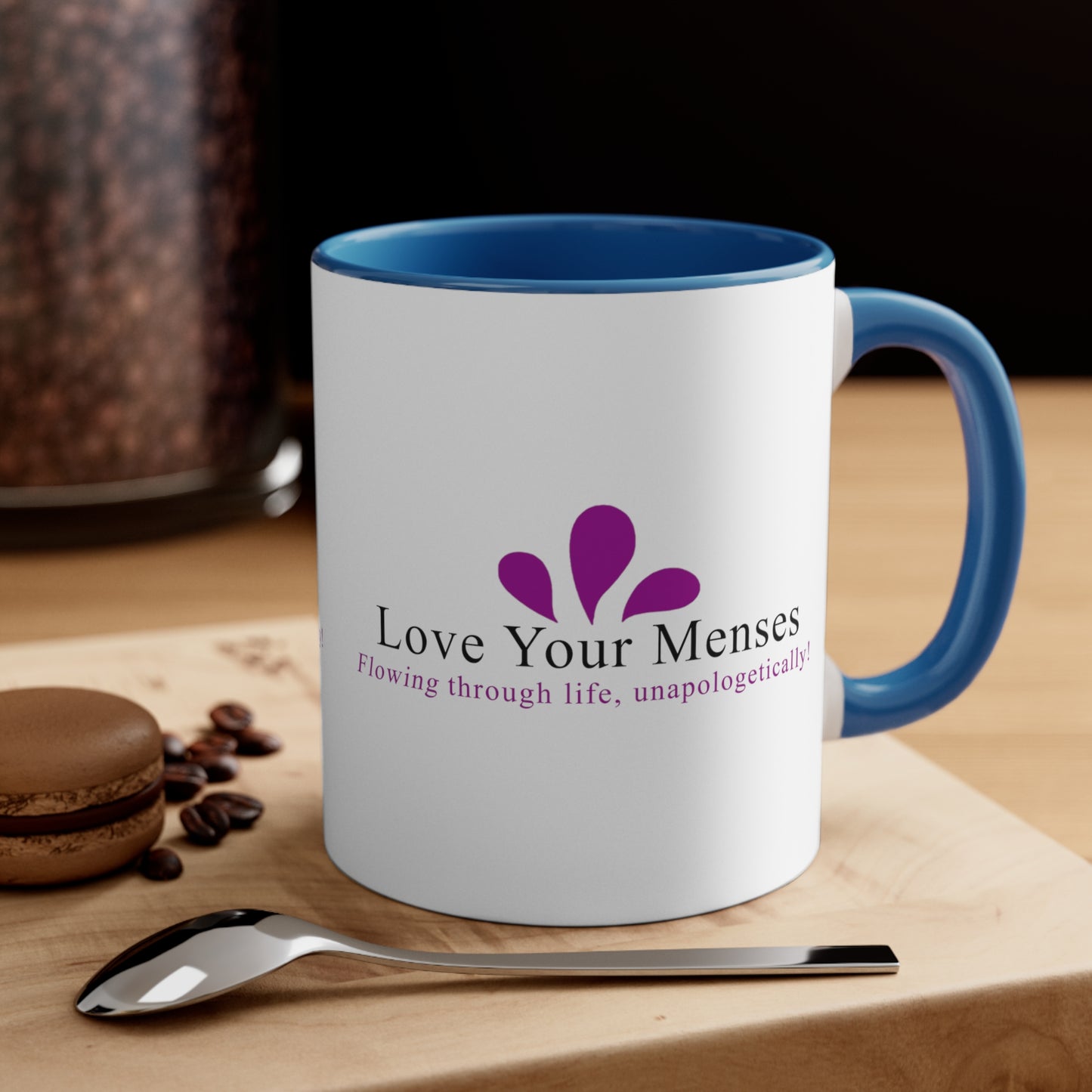 LYM Coffee Tea Mug, 11oz, 4 colors available, black, blue, red, pink mug
