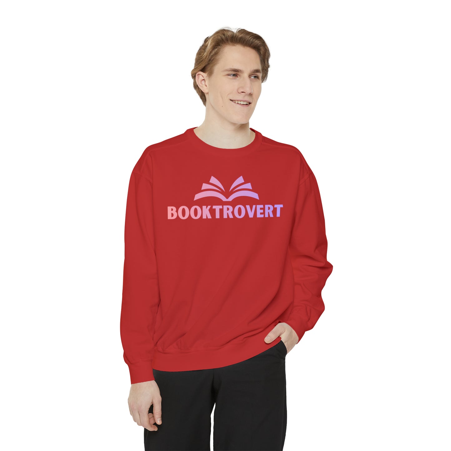Booktrovert Comfort Colors Sweatshirt, Booktrovert Tshirt Gift, Gift for reader, librarian gift, Bibliophile