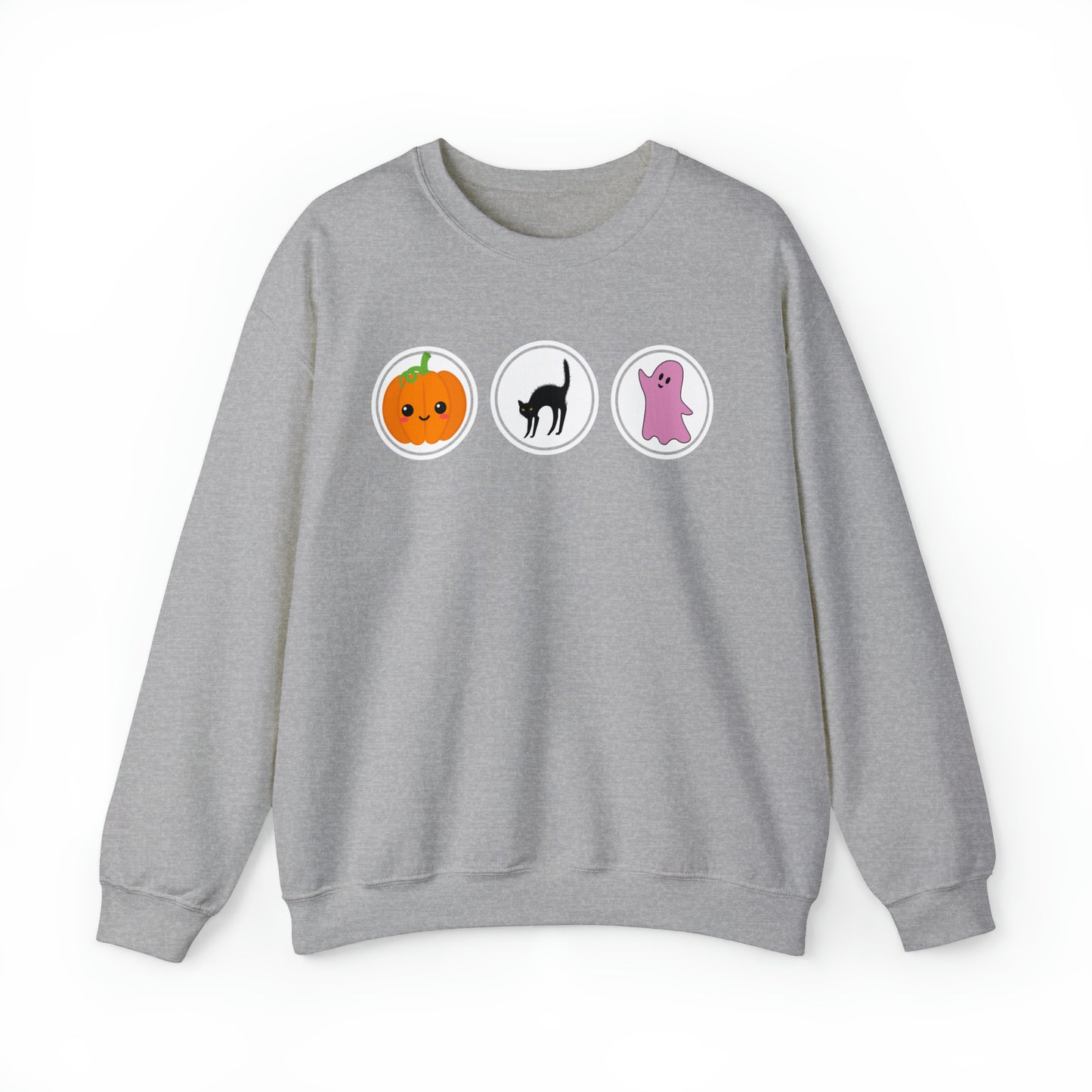 Halloween Cookies Boo Sweatshirt, Spooky Season Crewneck Sweatshirt, Ghost and Pumpkin