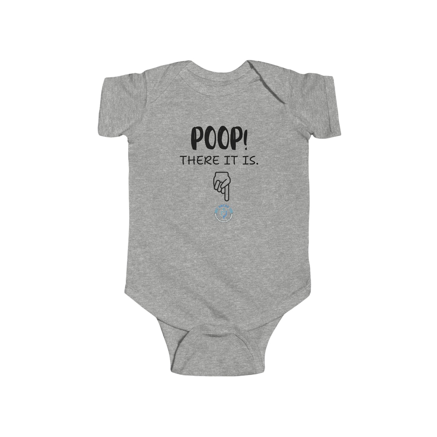 Poop There It Is Infant Fine Jersey Bodysuit