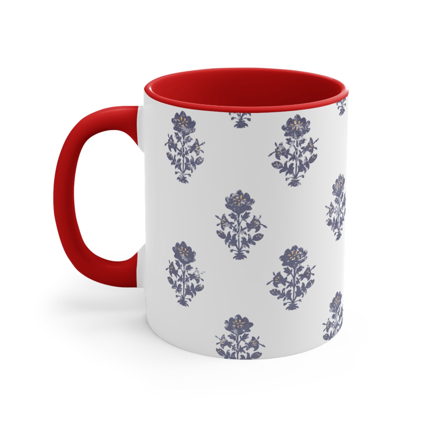 Indian block print mug, coffee mug, tea mug, Mug, 11oz