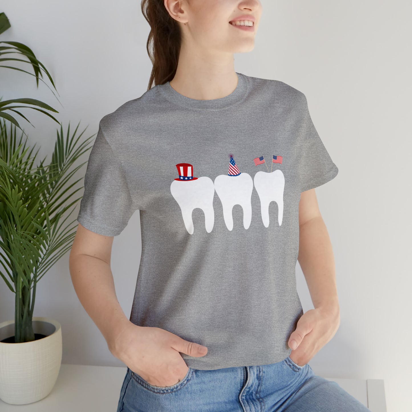 Red White and Blue Dental Shirt, Dentist, Dental Hygienist, Dental Assistant, Dentist Office, Dental Gift