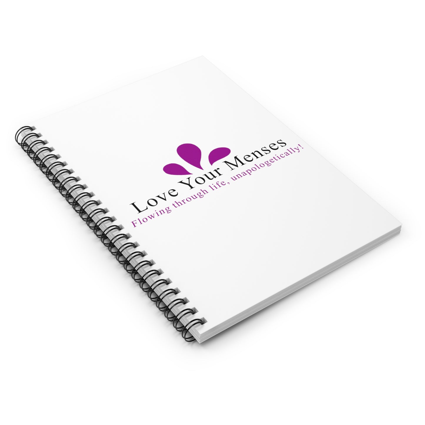 LYM logo spiral notebook
