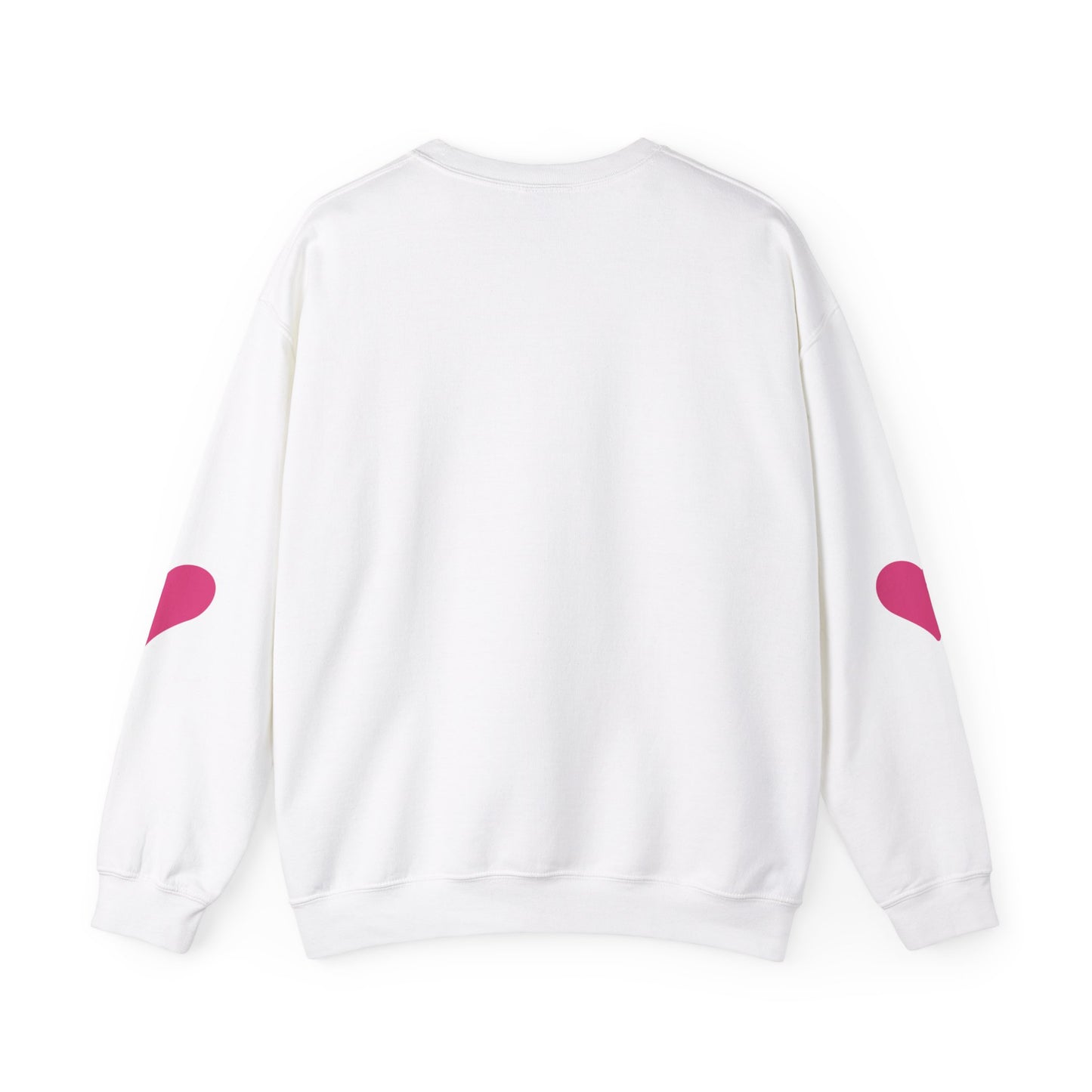 Love Heart Sweatshirt with Heart Arm Patches