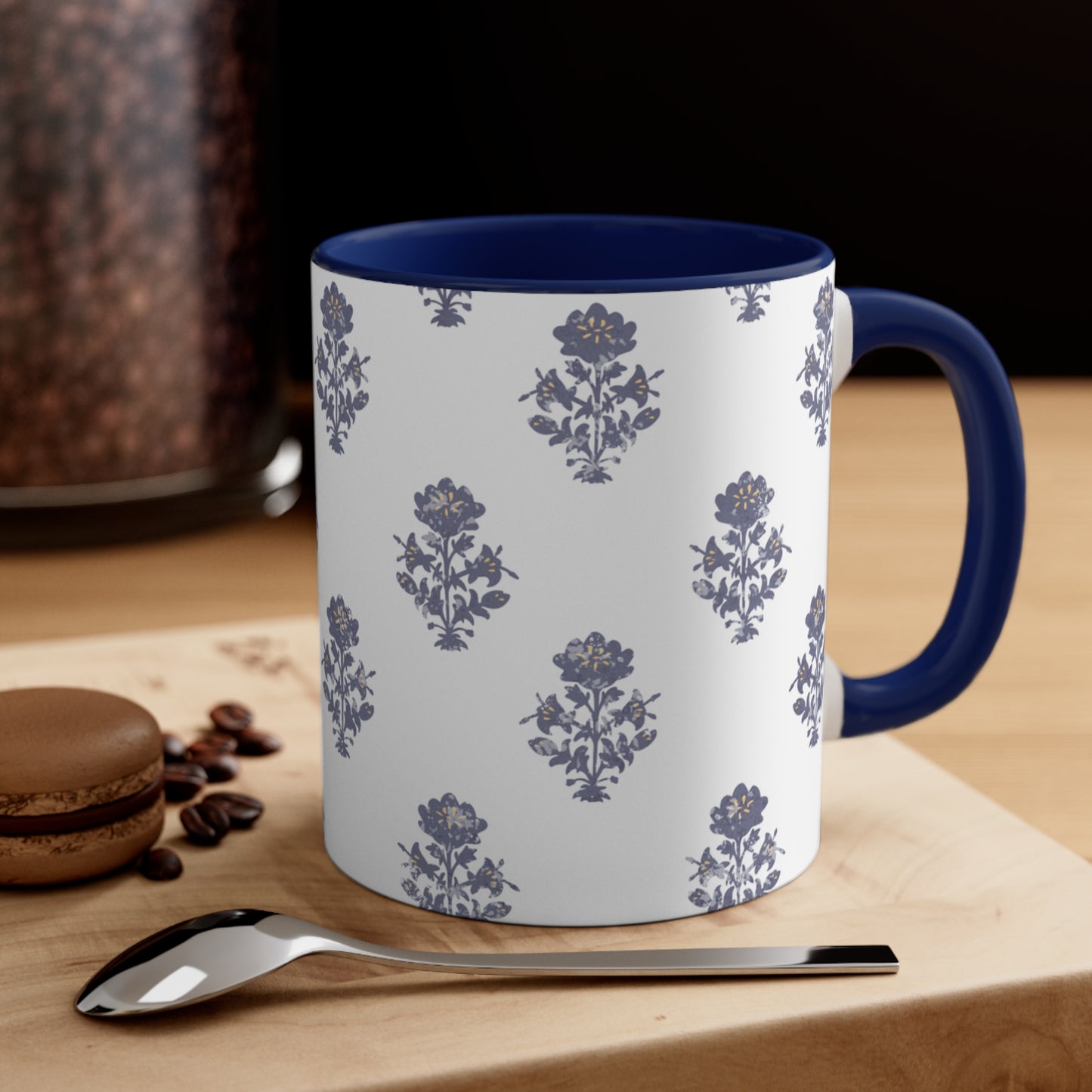 Indian block print mug, coffee mug, tea mug, Mug, 11oz