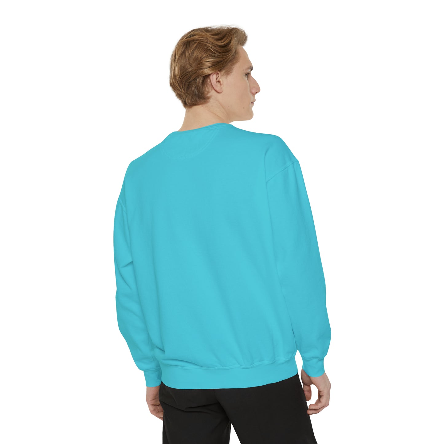 Pumpkin Skeletons Dancing, Comfort Colors, Crewneck, Unisex Garment-Dyed Sweatshirt