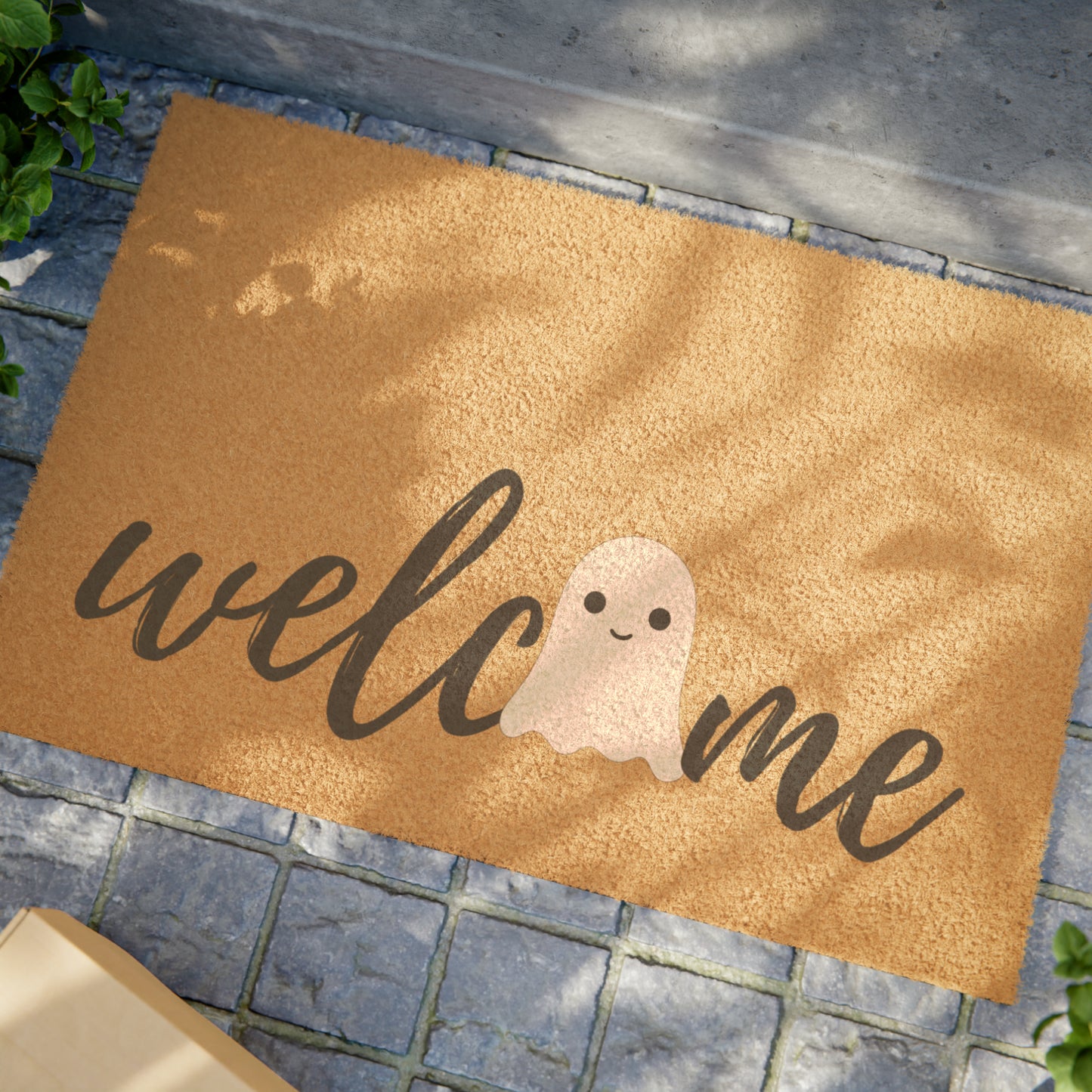 Halloween Doormat, Double Doormat, Ghost Welcome Mat, Halloween Decor Outdoor, Halloween Decor, Funny Door Mats, Funny Halloween Doormat