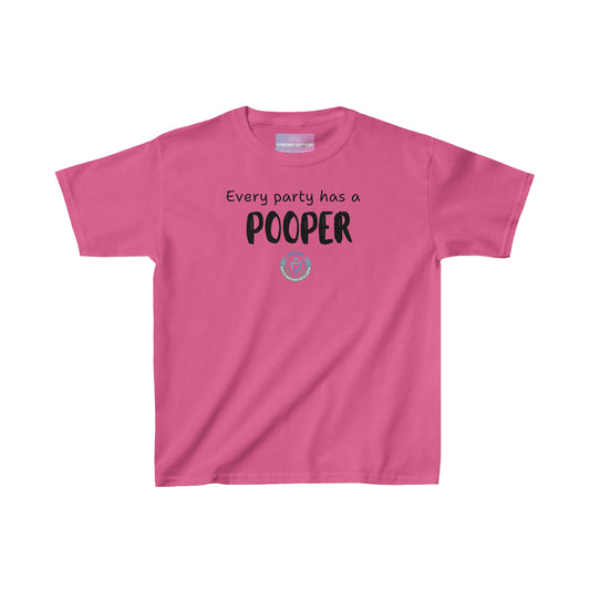 Every Party Has a Pooper Kids Heavy Cotton Tee