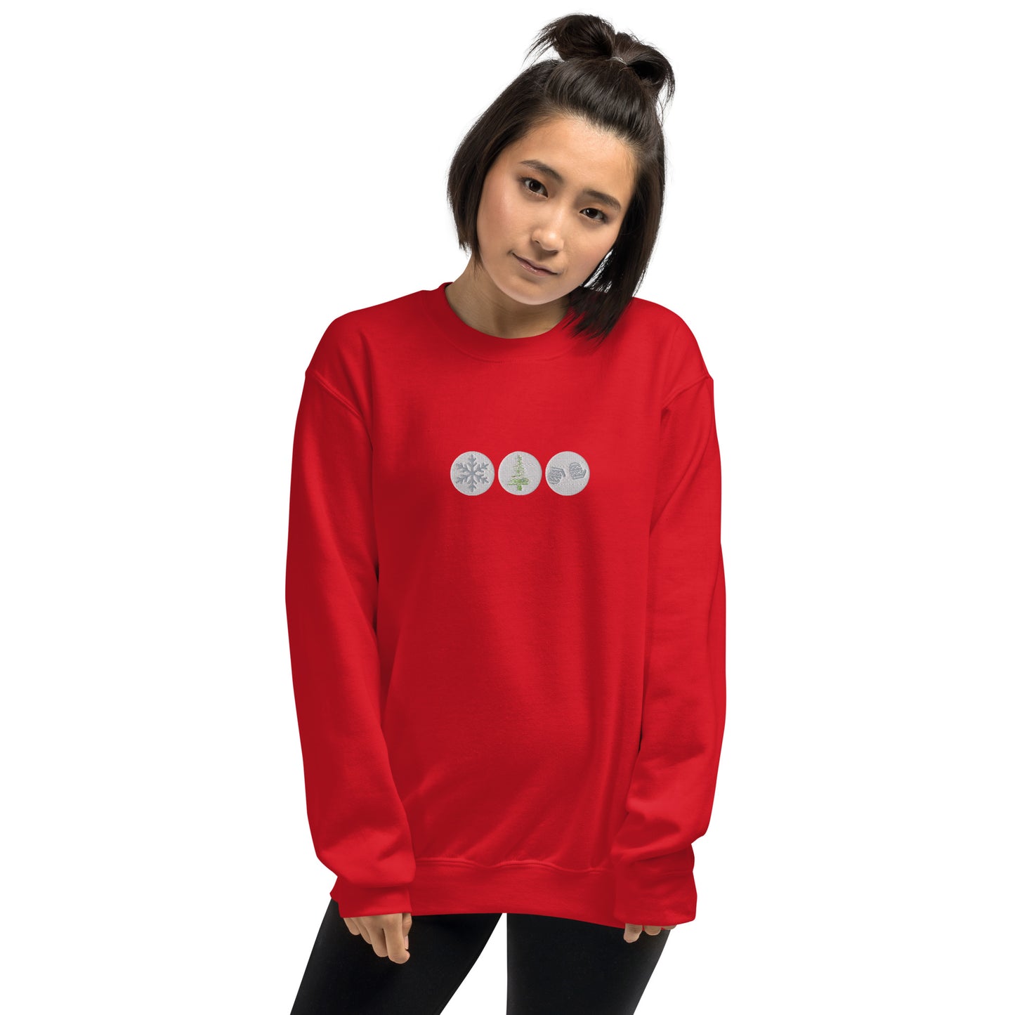 Christmas Cookies 2 Embroidered Unisex Sweatshirt