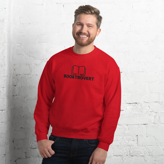 Booktrovert Embroidered Unisex Sweatshirt