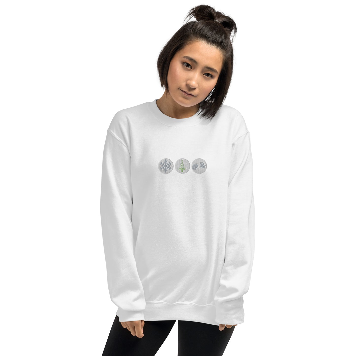 Christmas Cookies 2 Embroidered Unisex Sweatshirt