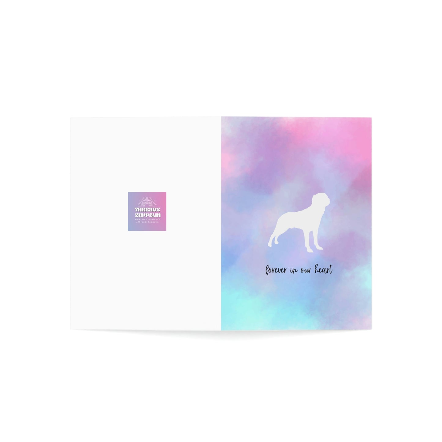 Loss of Dog Card, Dog Bereavement, Dog Sympathy Card, Dog Condolences Card, Dog Memorial, Anniversary of Dog Loss Card, Pet Loss Card